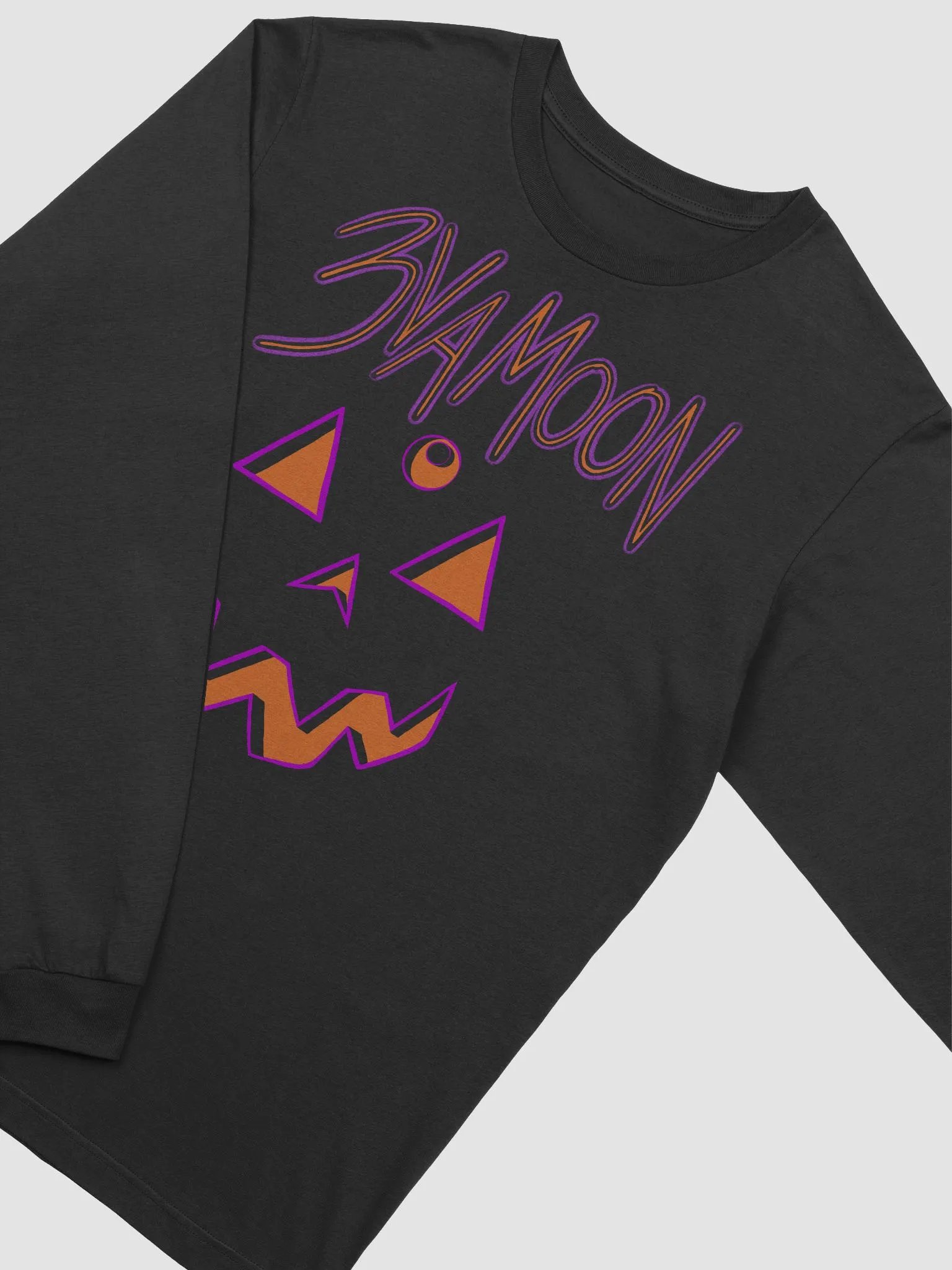 Long Sleeve 3VAMOON Jackolantern Unisex tee product image (1)