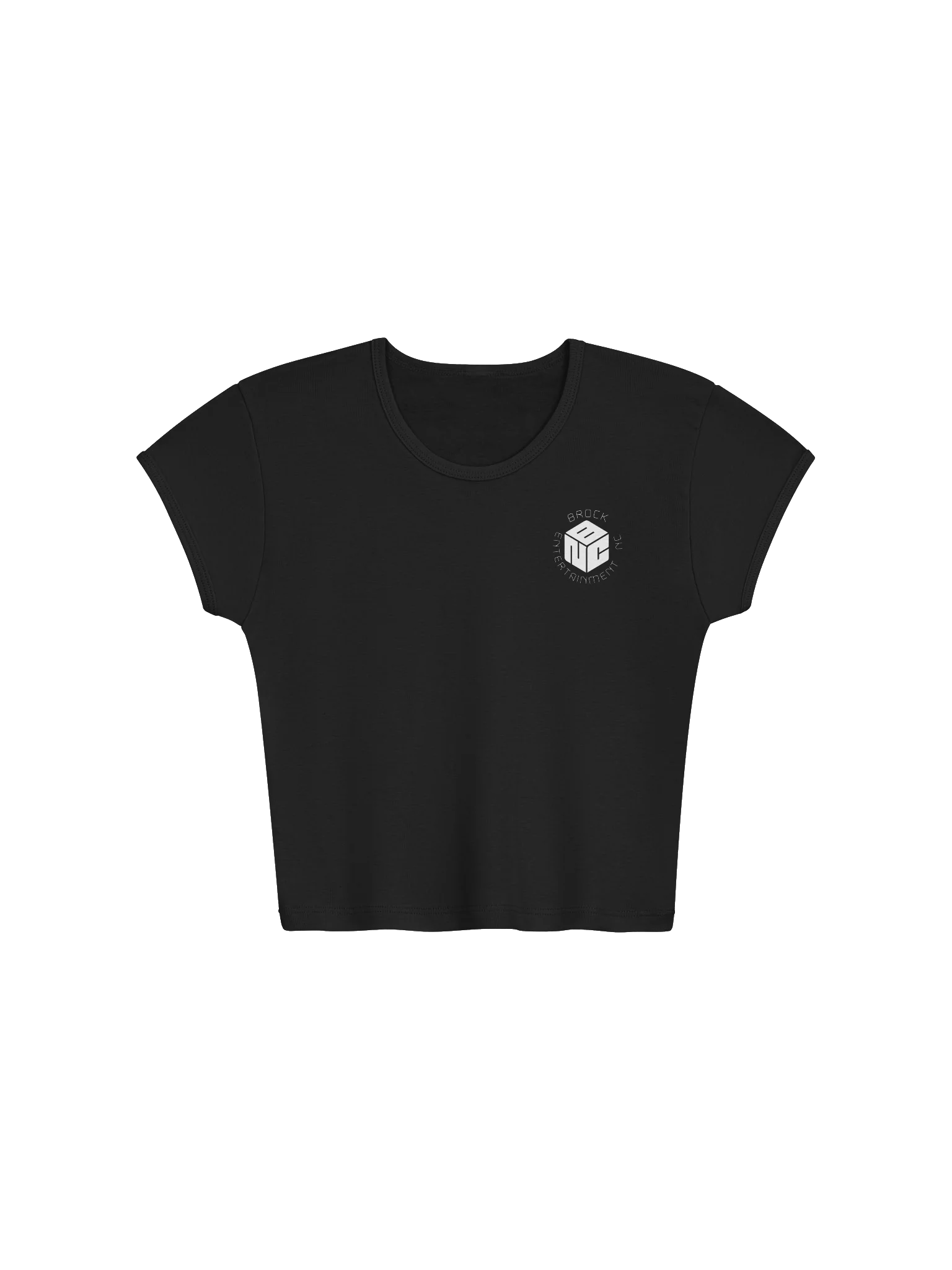 Ladies Crop Tee Black product image (1)