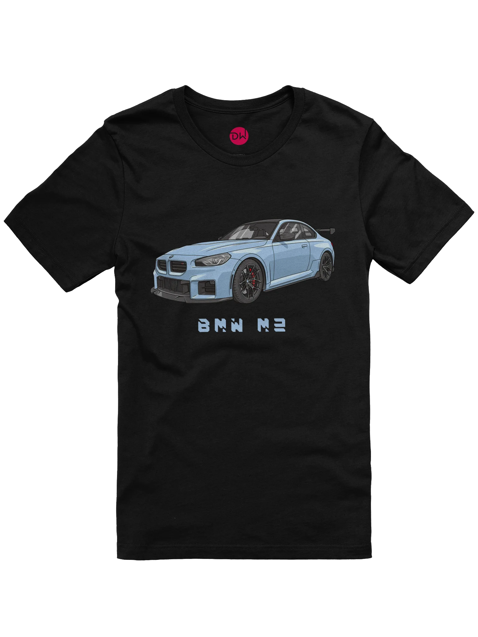 Zandvoort Blue BMW M2 Shirt (Retro, Sketch, Silhouette) product image (4)