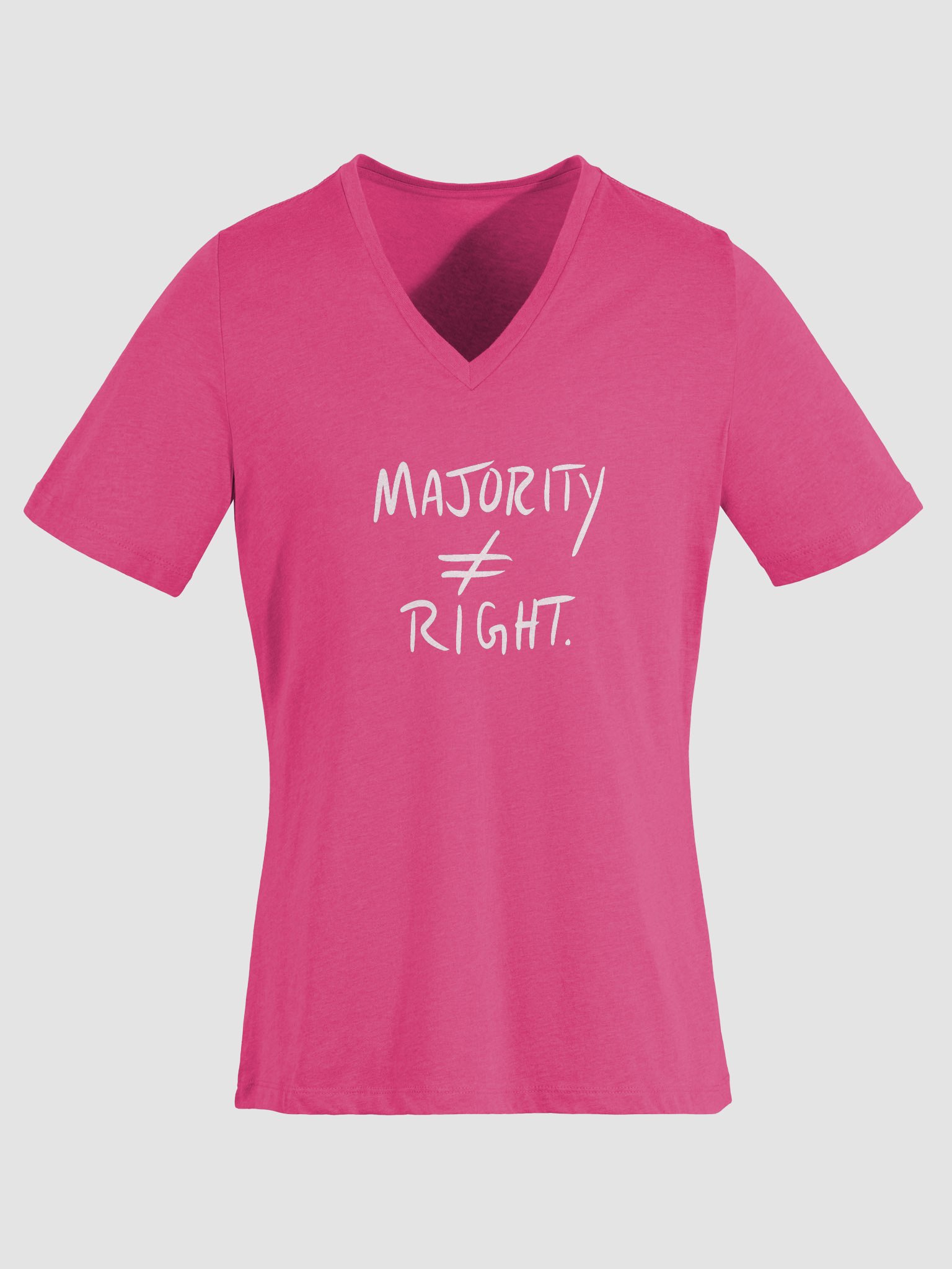Majority ≠ Right V-Neck tee (white) product image (36)