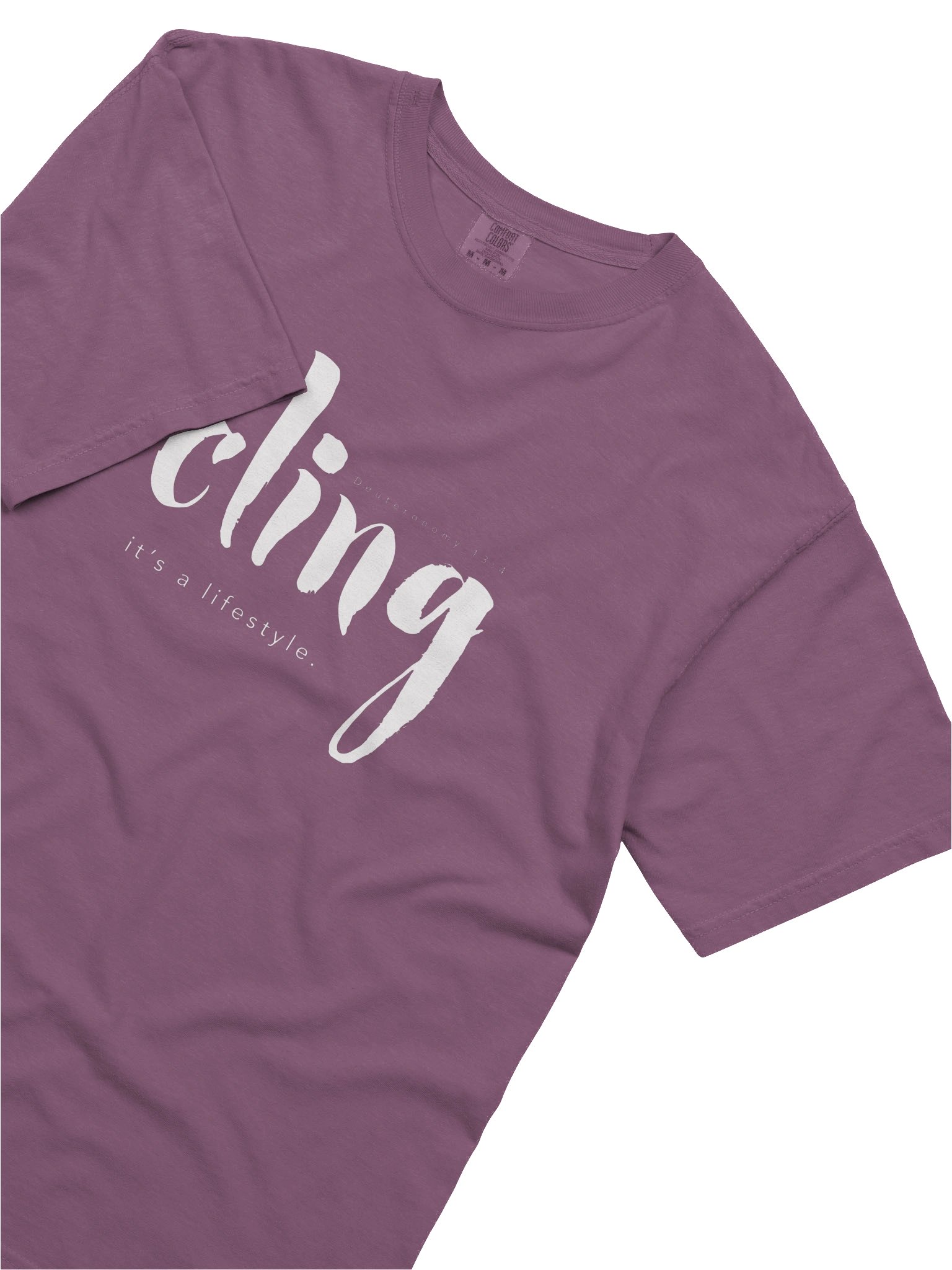 CLING | It's a Lifestyle - Unisex Tee (White Logo) product image (6)