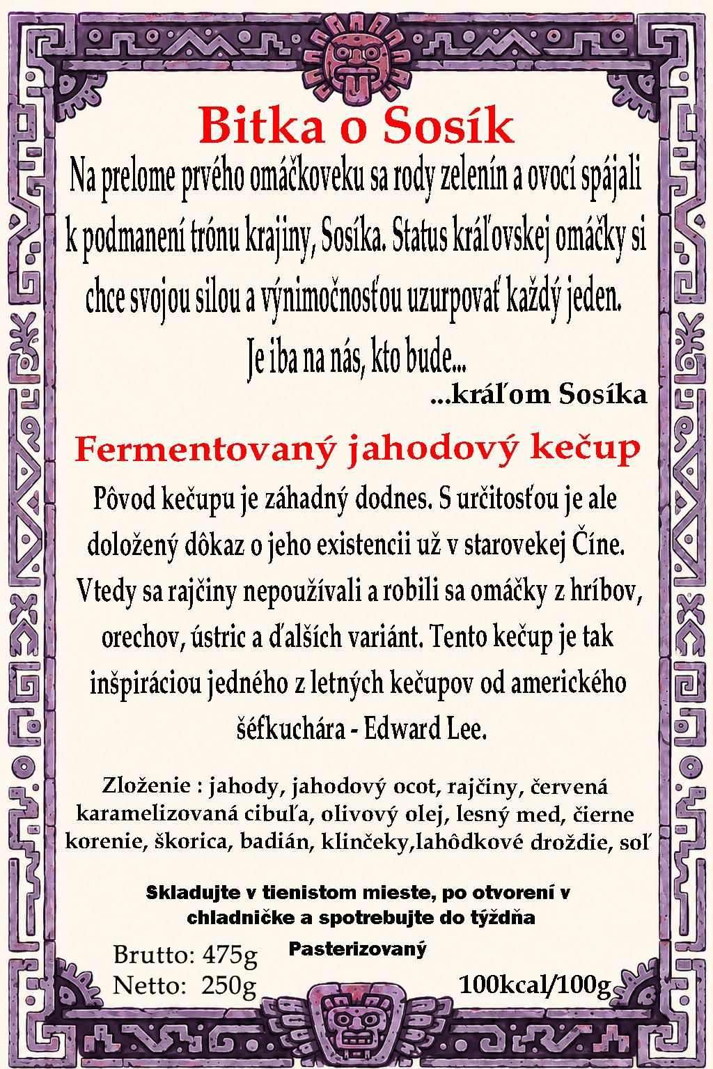 Fermentovaný jahodový kečup product image (2)