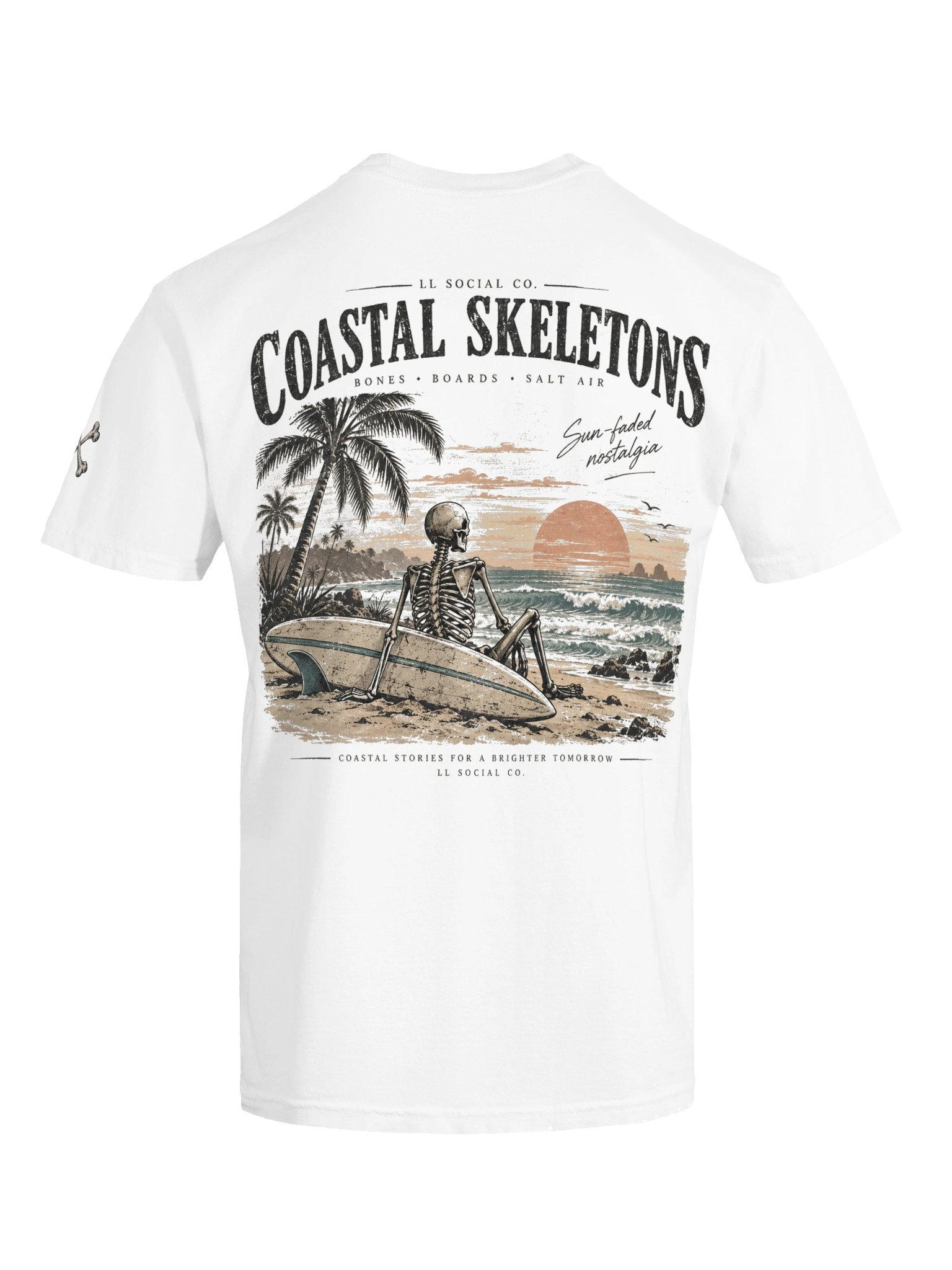 Coastal Skeletons Comfort Colors Tee — Coastal Skellie Edit product image (7)