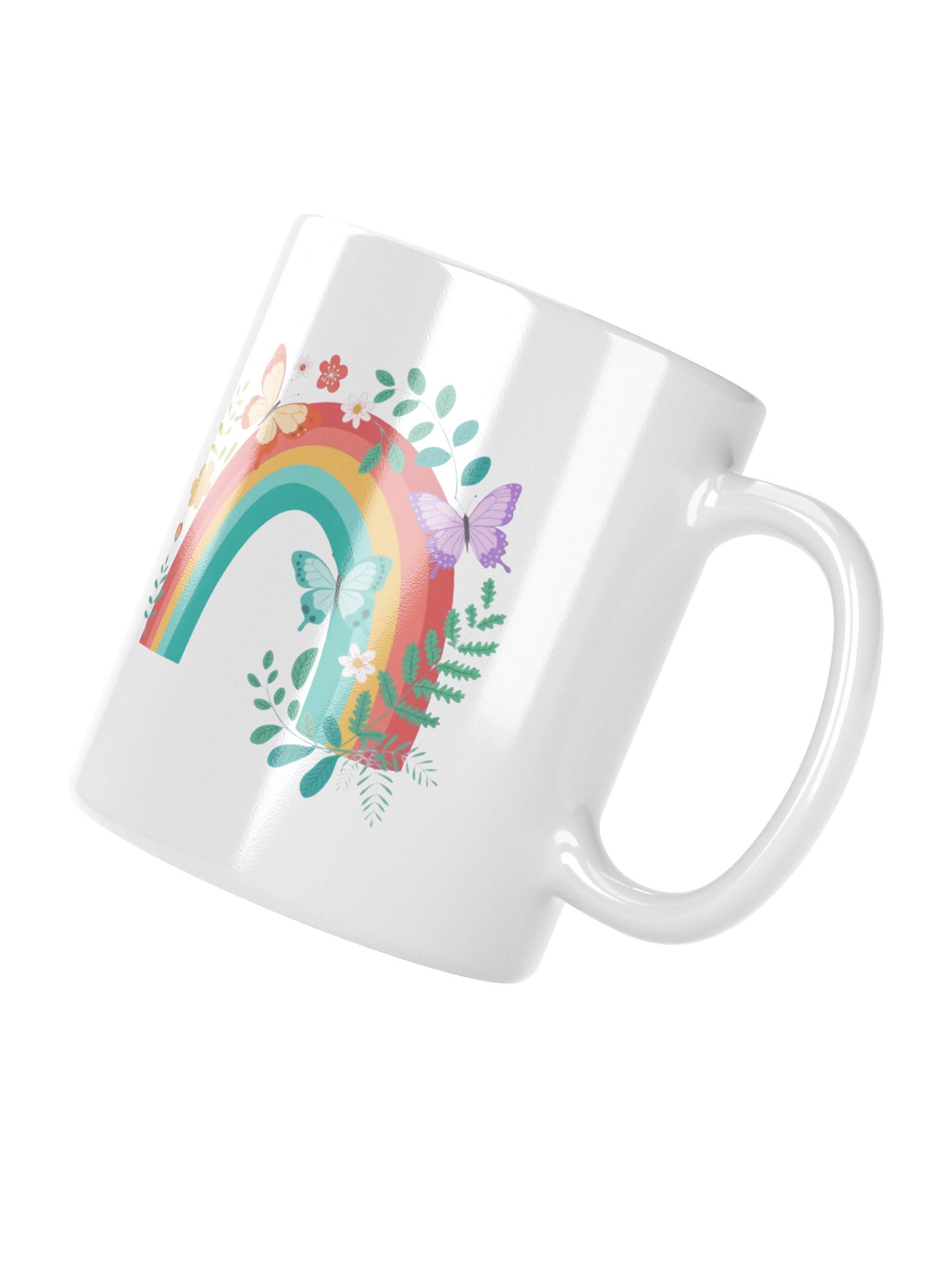 Rainbow Butterfly Garden Coffee Mug product image (10)