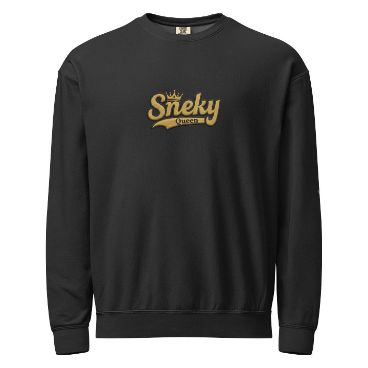 Sneky Queen Embroidered Crewneck Sweatshirt product image (1)