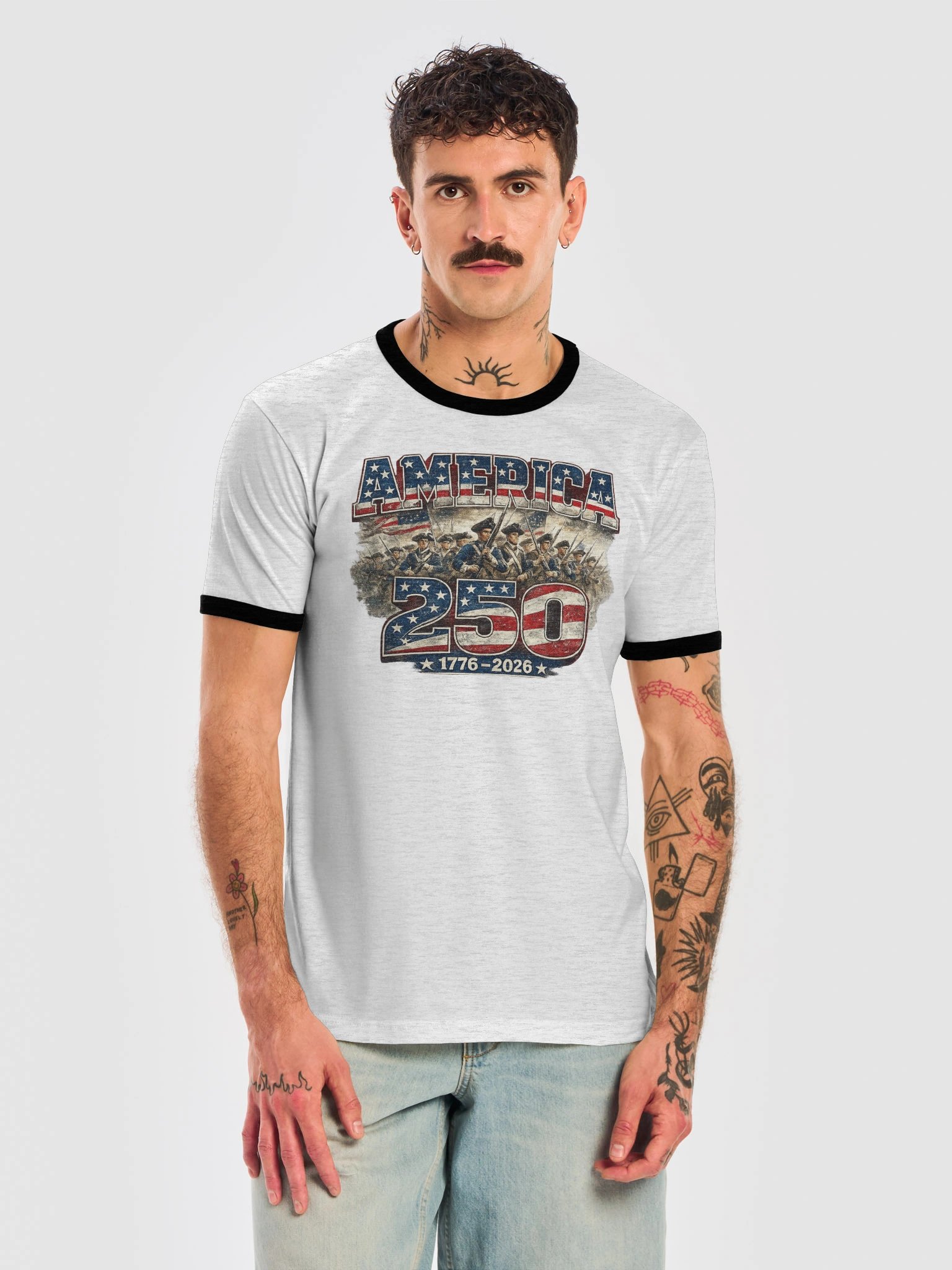 AMERICA 250 Ringer T-Shirt product image (25)