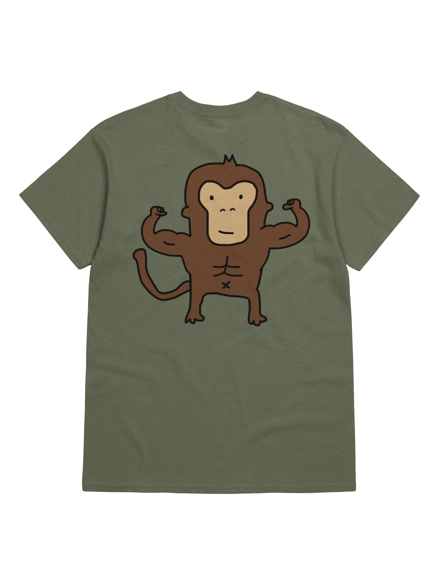 "New Year,New Monkey" T-Shirt (Back Print) product image (60)