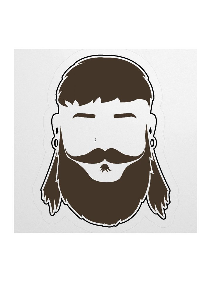 Party in The BACK Ash Sticker product image (1)