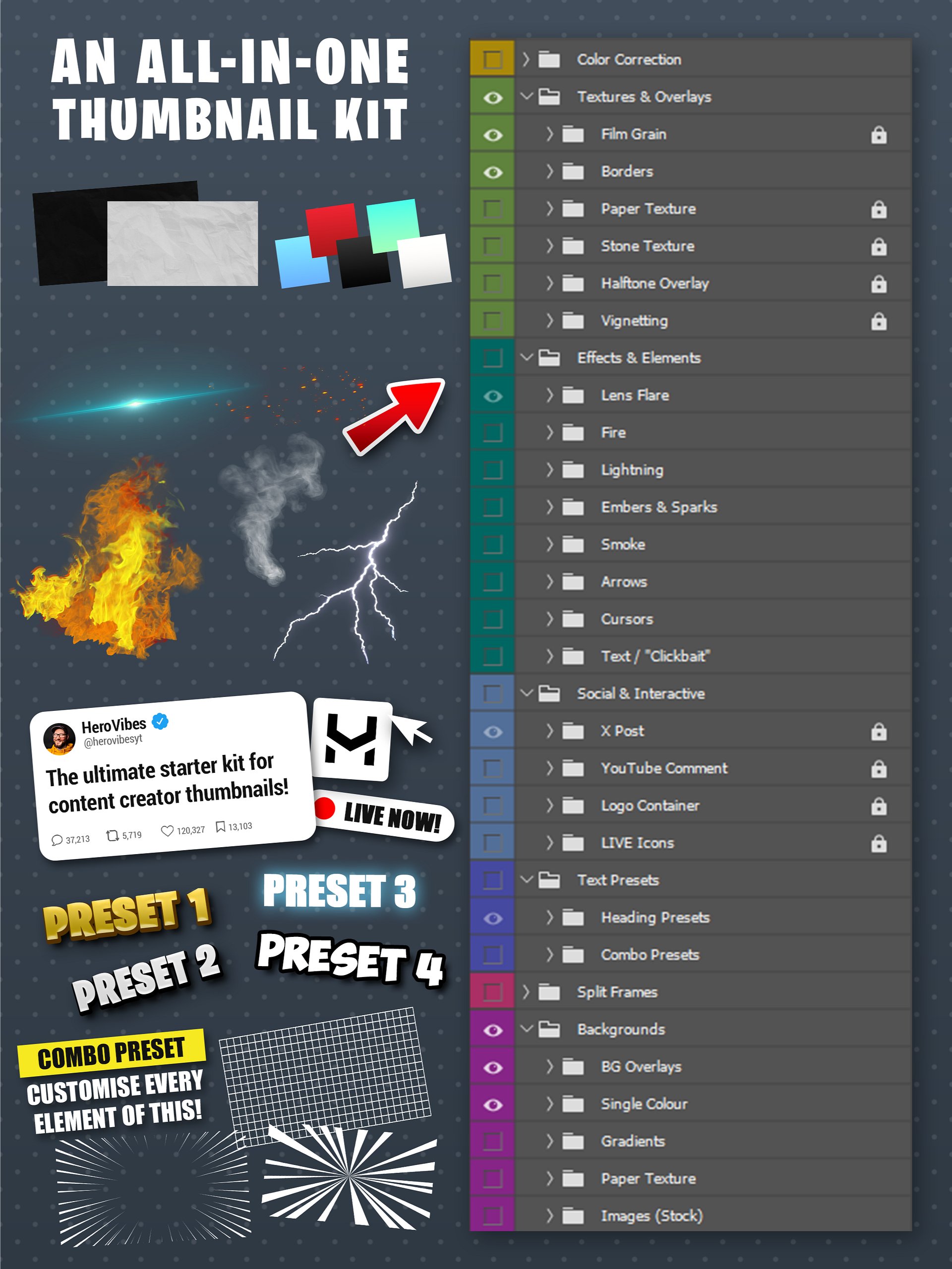 HeroVibes's Essential Thumbnail Pack product image (2)