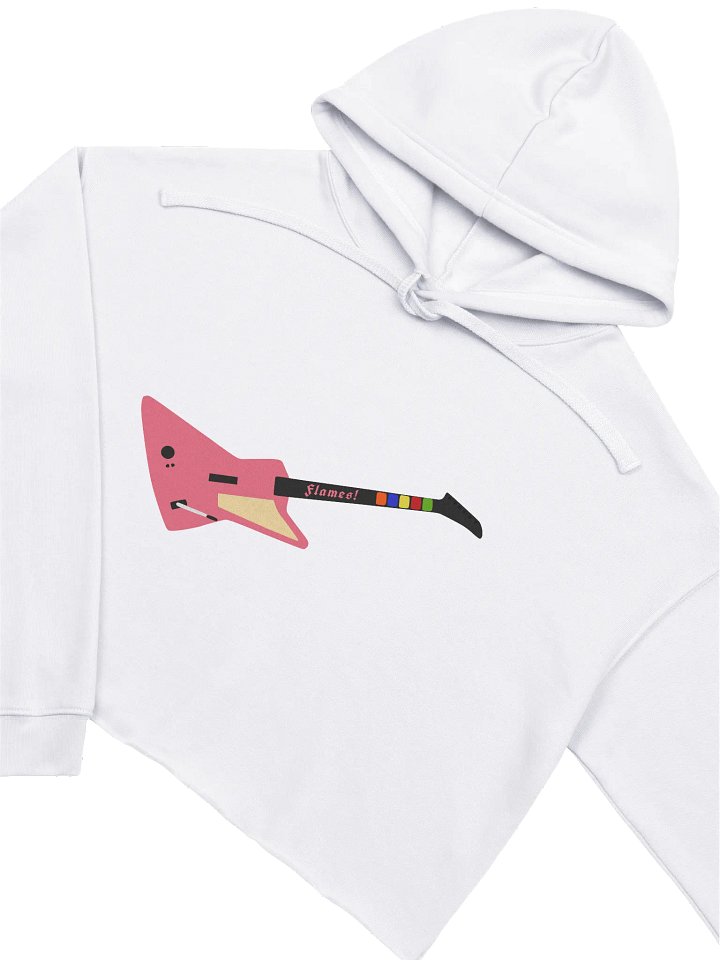 "Flames!" Crop Hoodie product image (2)