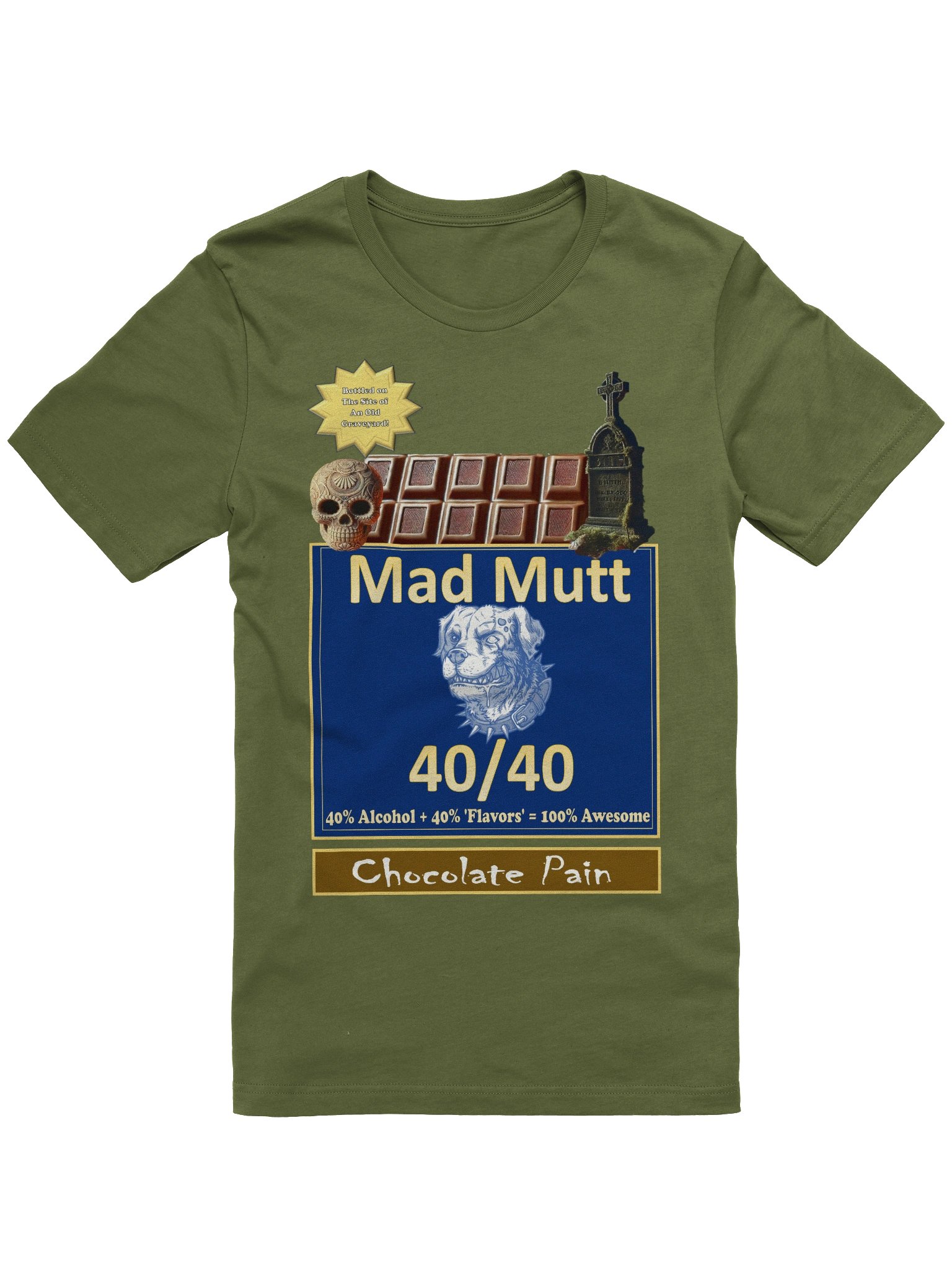 Mad Mutt Tee - Chocolate Pain product image (1)