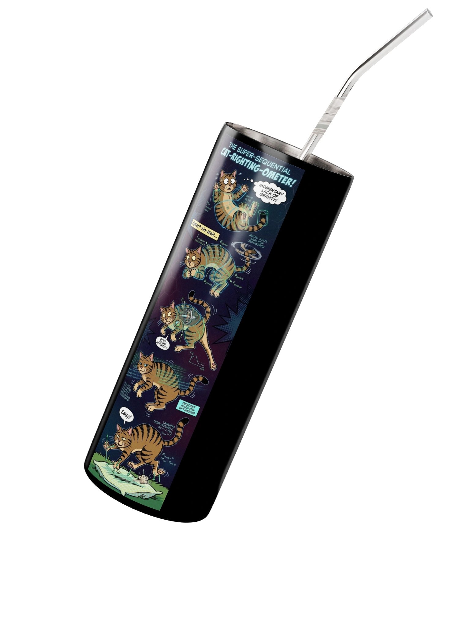 Super-Sequential Cat-Righting-Ometer Tumbler product image (2)