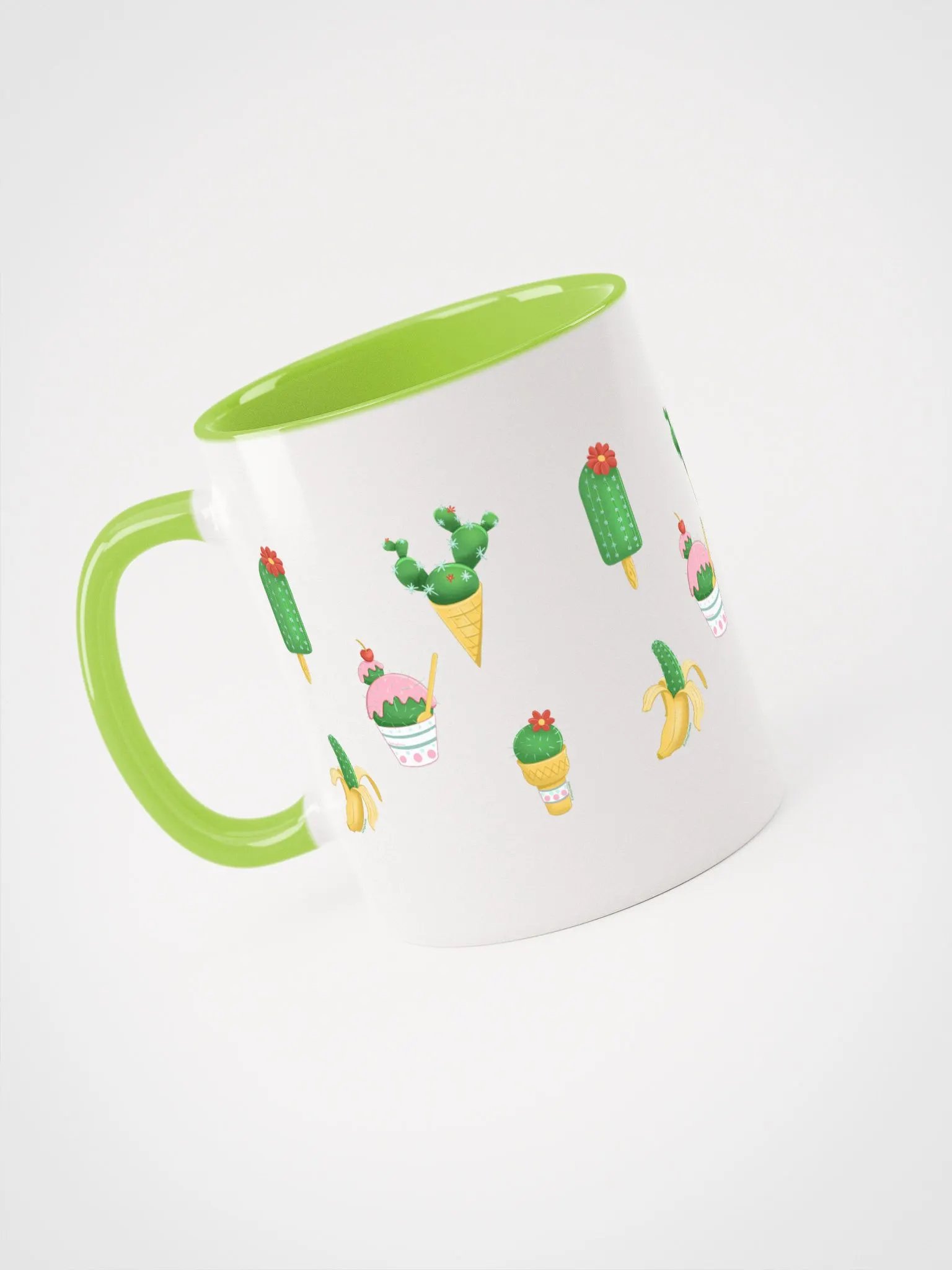 Prickly Treats Mug with Green Interior product image (3)