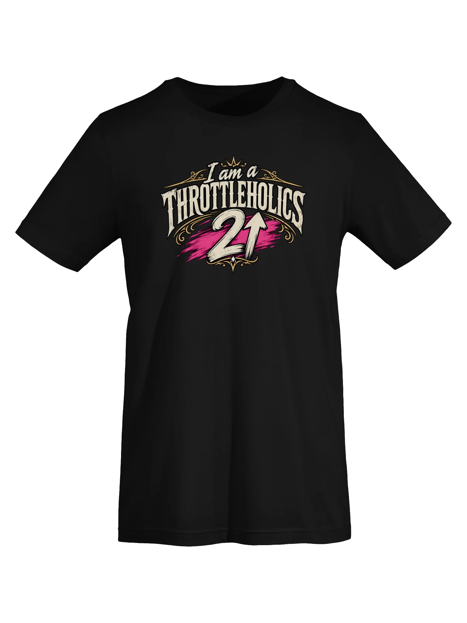 I Am a Throttleholics 2 Up | Vintage Motorcycle Passenger Tee product image (5)