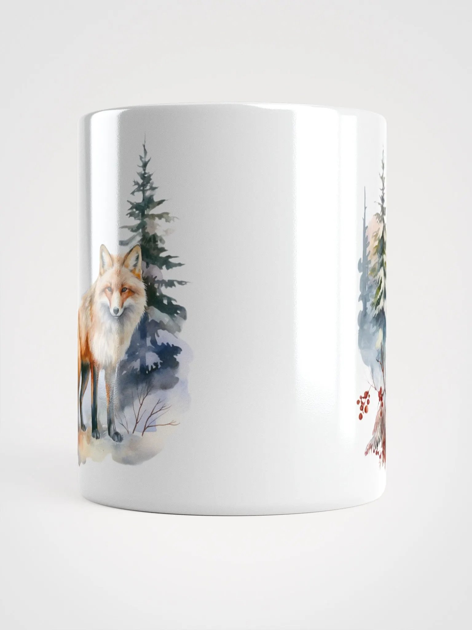 Arctic Fox Watercolor Mug product image (5)