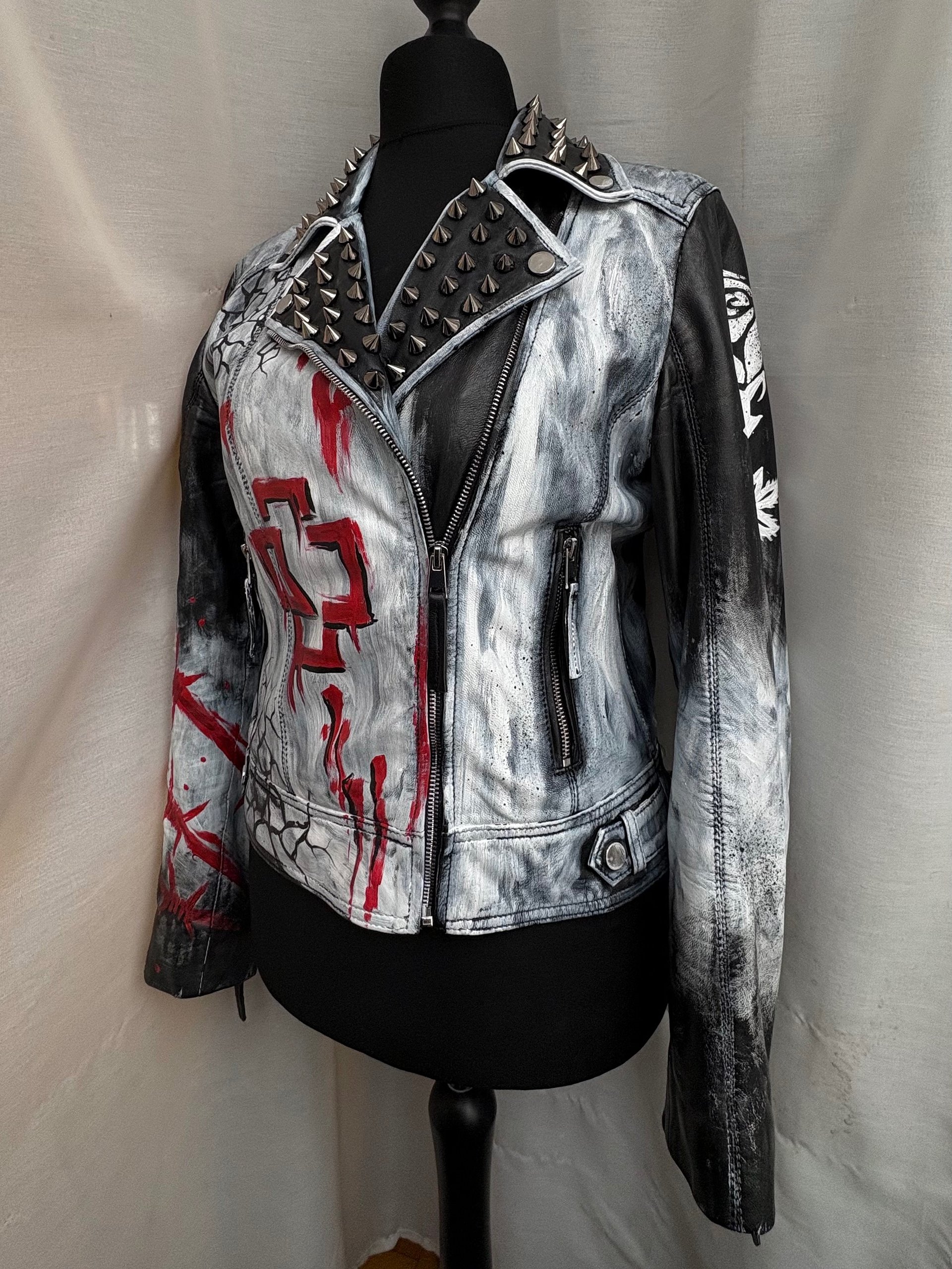 ⚒️ RAMMSTEIN "SEHNSUCHT" CUSTOM LEATHER JACKET – SIZE M product image (11)