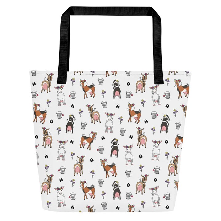 Cute Dairy Goats Tote Bag product image (1)
