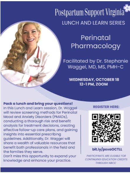 Professional Training: Perinatal Psychopharmacology for Providers product image (1)