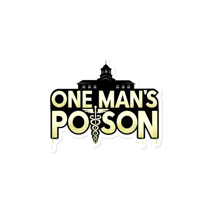 One Man's Poison Die-Cut Logo Magnet product image (2)