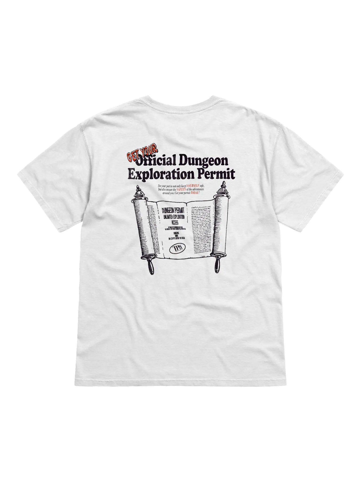 Dungeon Permit (White) product image (3)