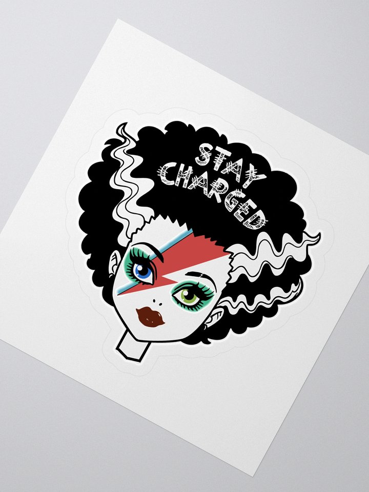 Frankie Speaks Stay Charged (sticker) product image (2)