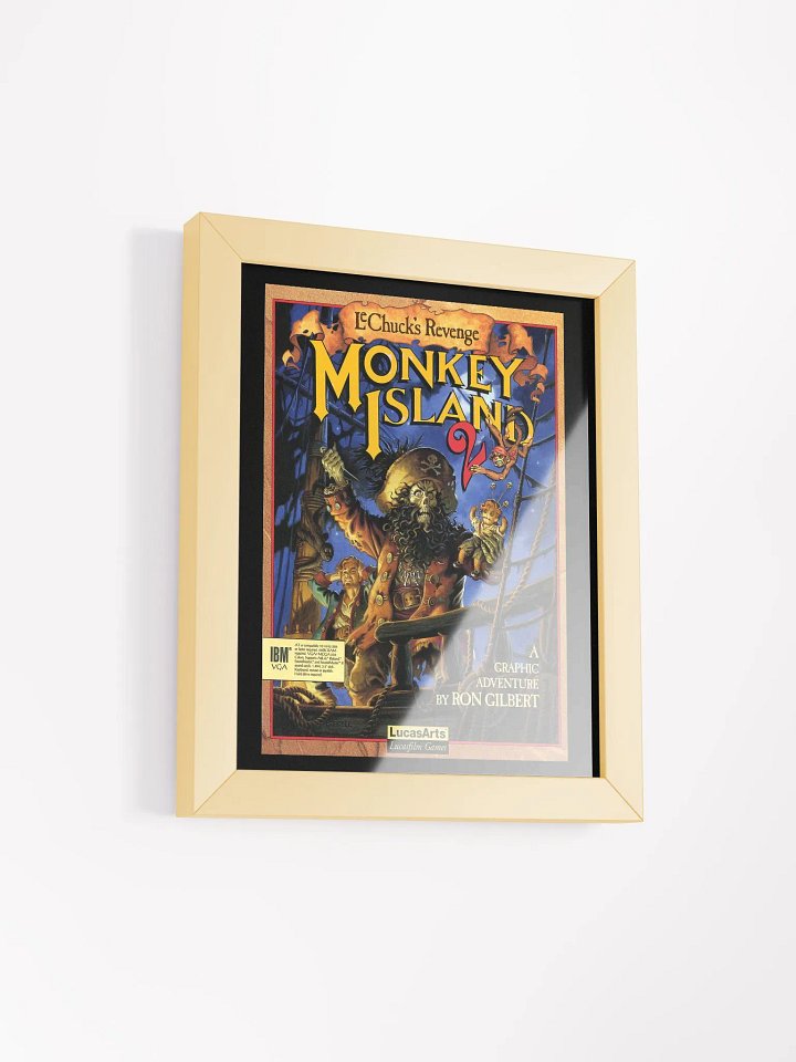 Monkey Island 2 - Framed High-Quality Matte Poster (in) product image (2)