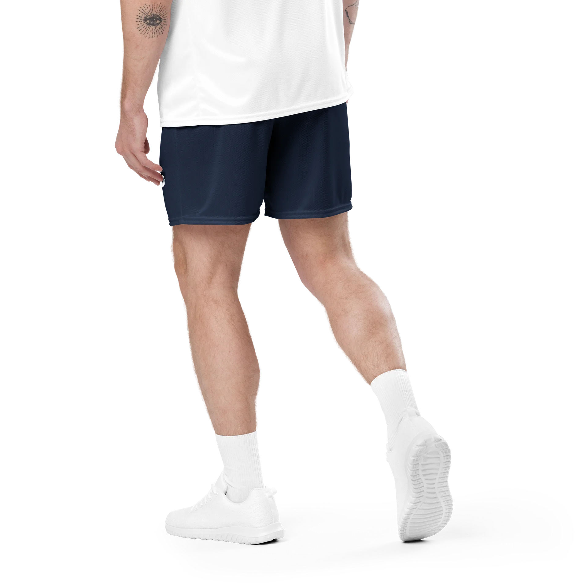 His House Mens Performance Mesh Shorts - Merlot product image (4)