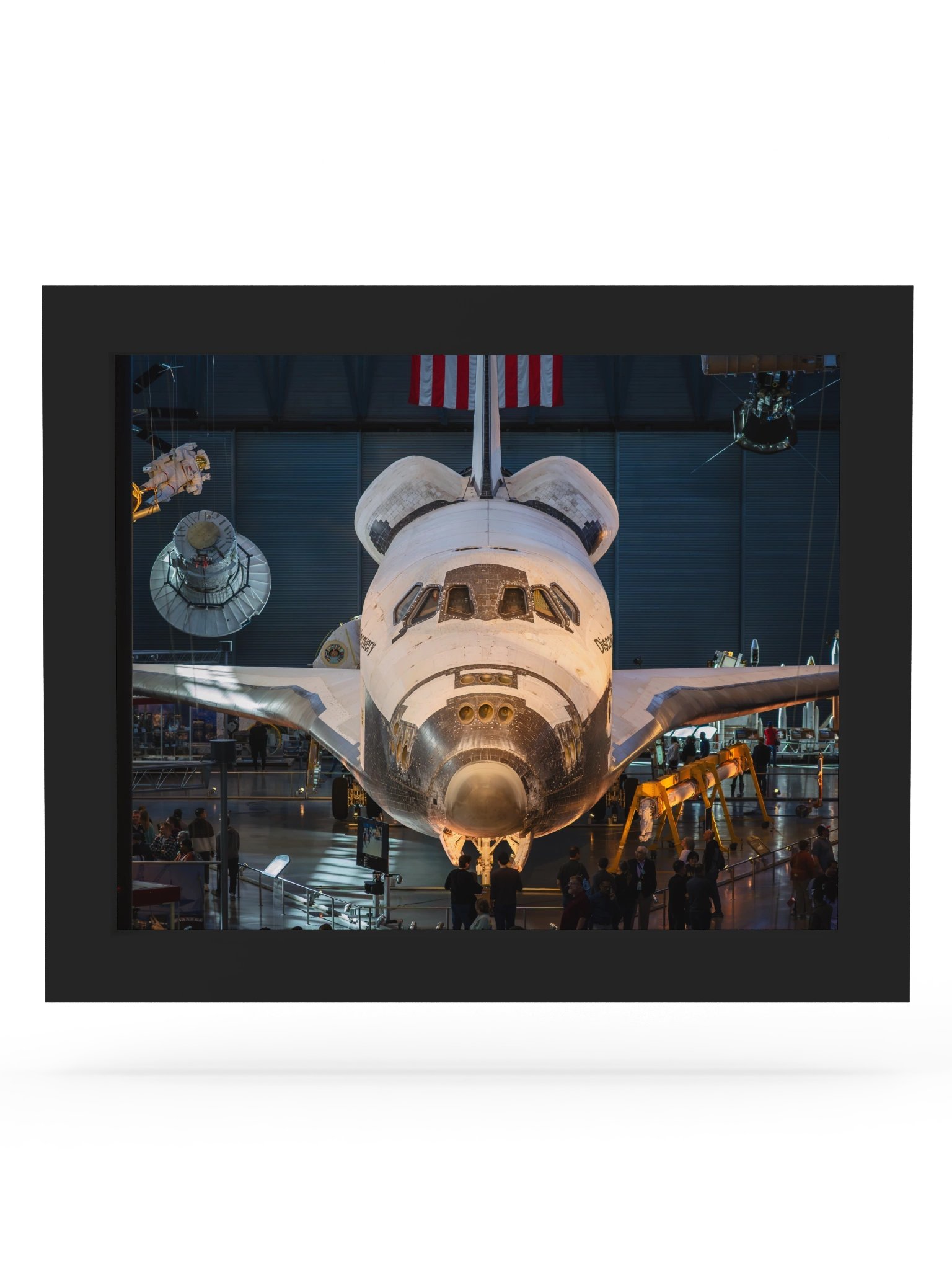 Beyond the Horizon – Space Shuttle Discovery Framed Matte Poster product image (1)