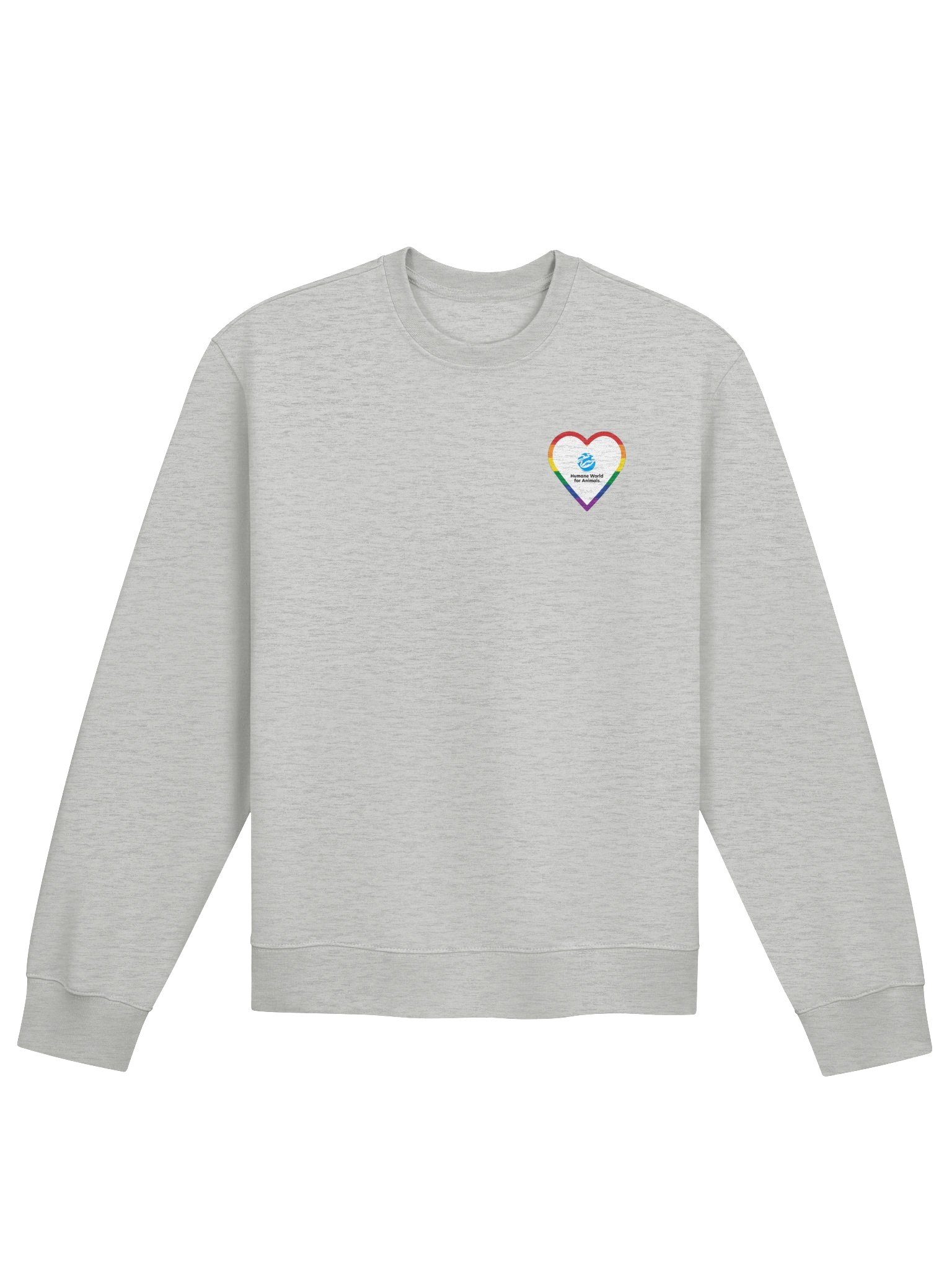 Humane World for Animals - Rainbow heart logo - Sweatshirt product image (1)