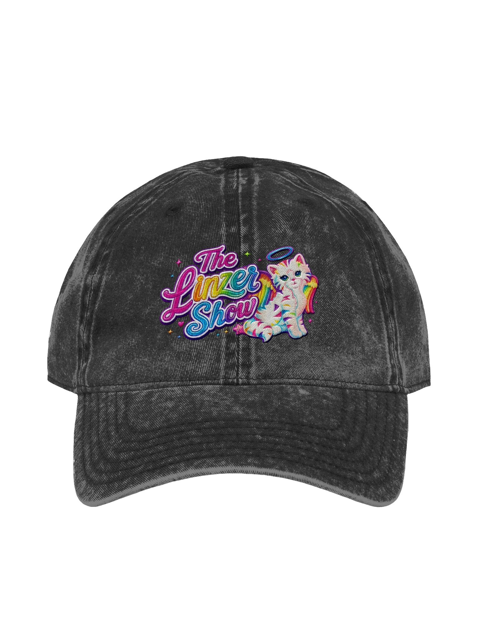 The Linzer Show Rainbow Kitty Dad Hat product image (3)