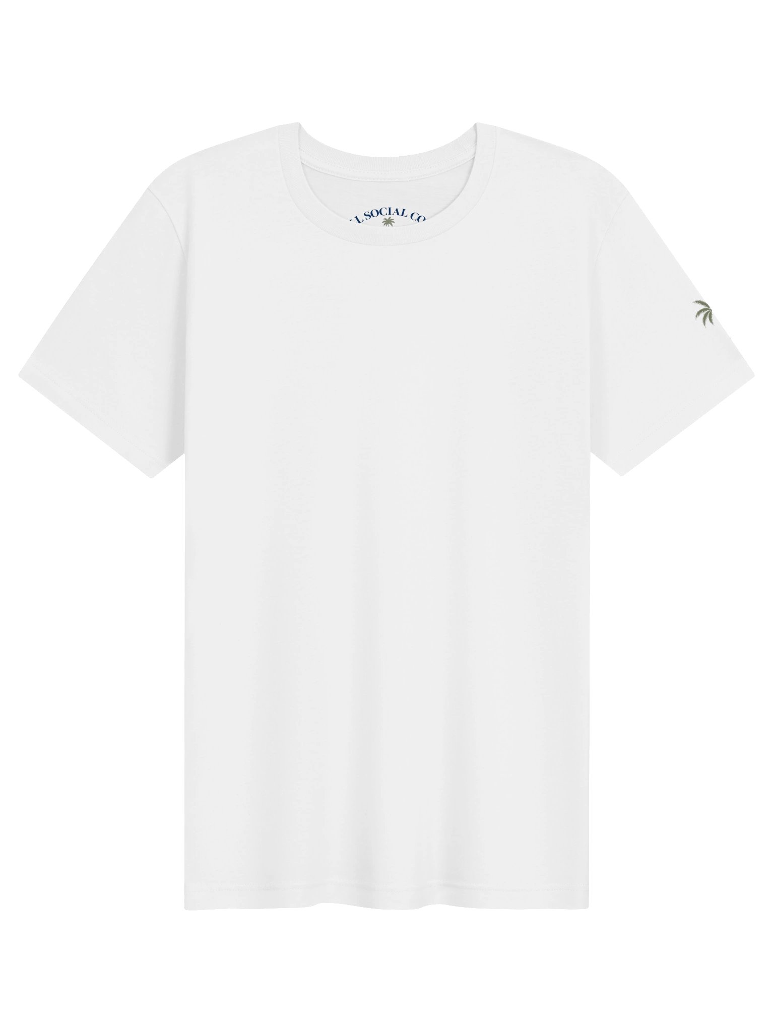 LL Social Co. Coast Palms Essential Tee — Palm | Navy product image (5)