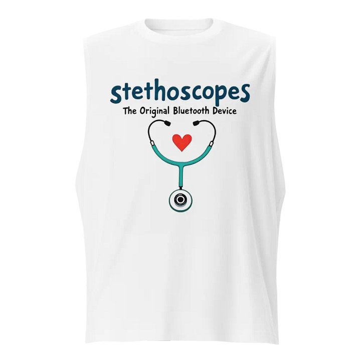Heartbeat Stethoscope Muscle Tank product image (1)