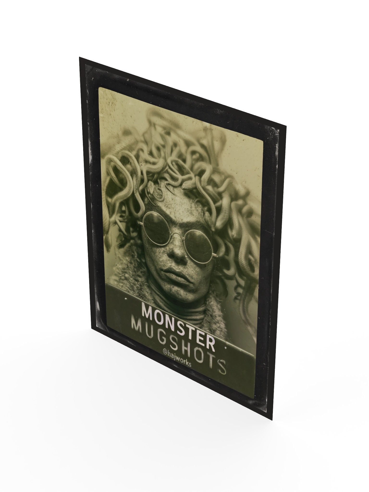 Monster Mugshots No. 009 — Matte Art Print product image (3)