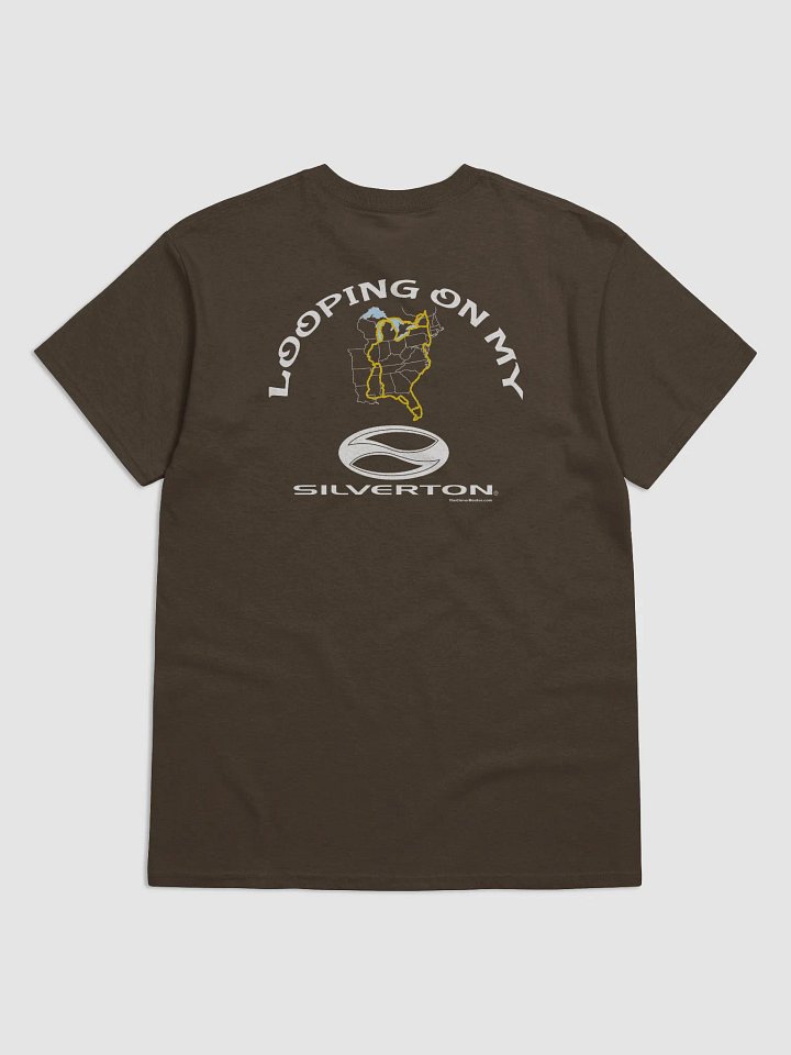Looping On My Silverton - T-Shirt - Dark Shirt w/White Logo product image (1)
