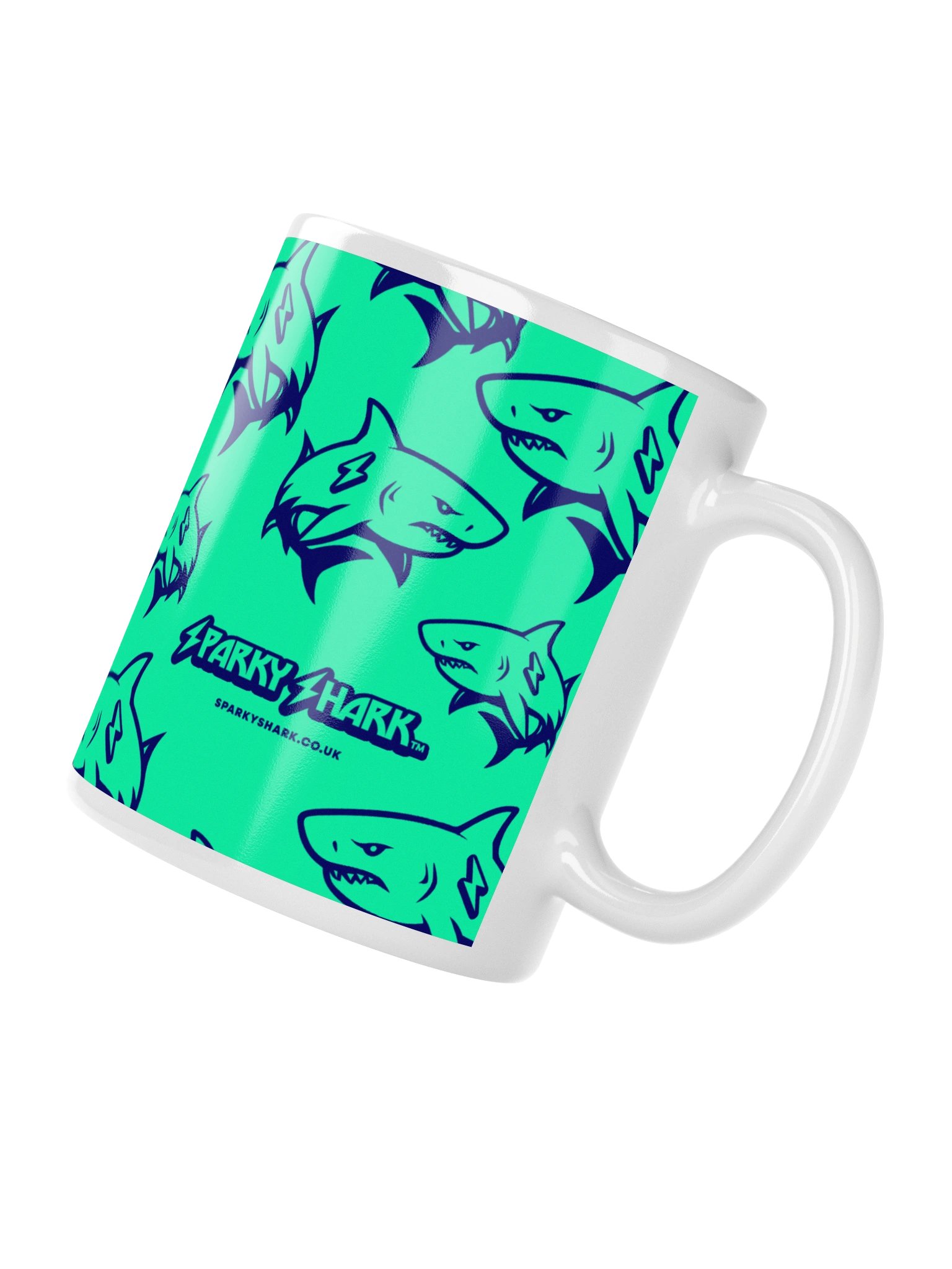 Giant Shark Pattern Mug Green product image (4)