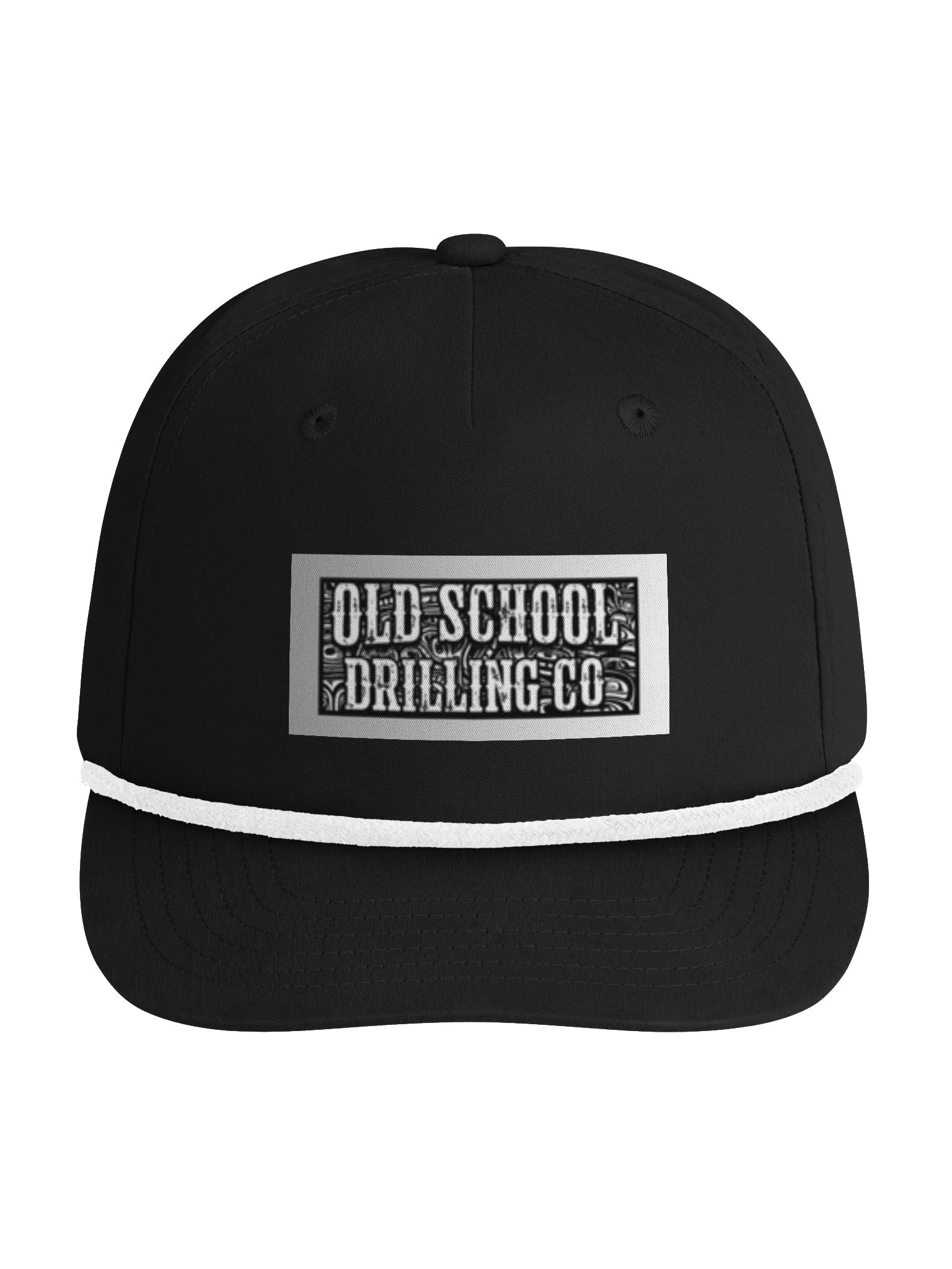 Black "OLD SCHOOL DRILLING CO." Golf Rope Cap product image (3)