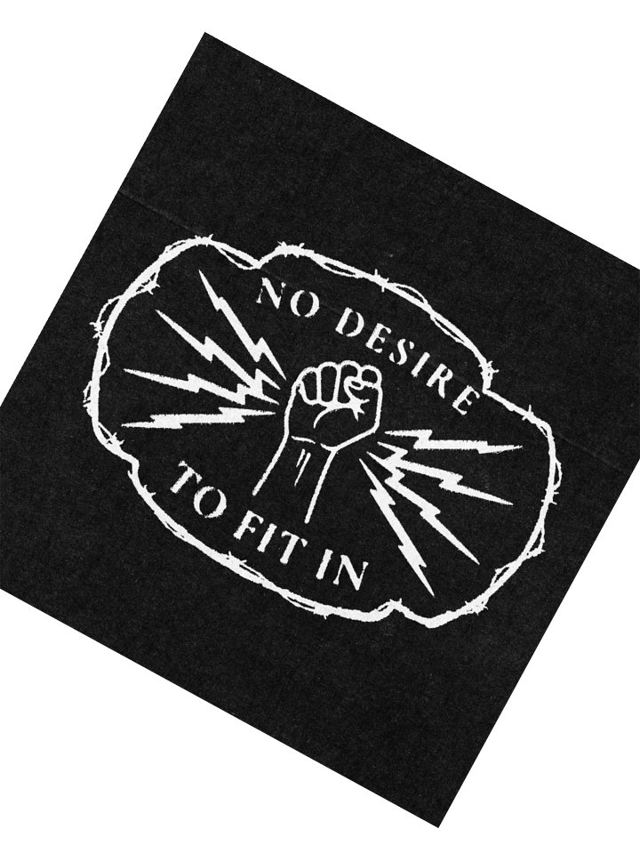 "NO DESIRE TO FIT IN" LOGO STICKER product image (4)