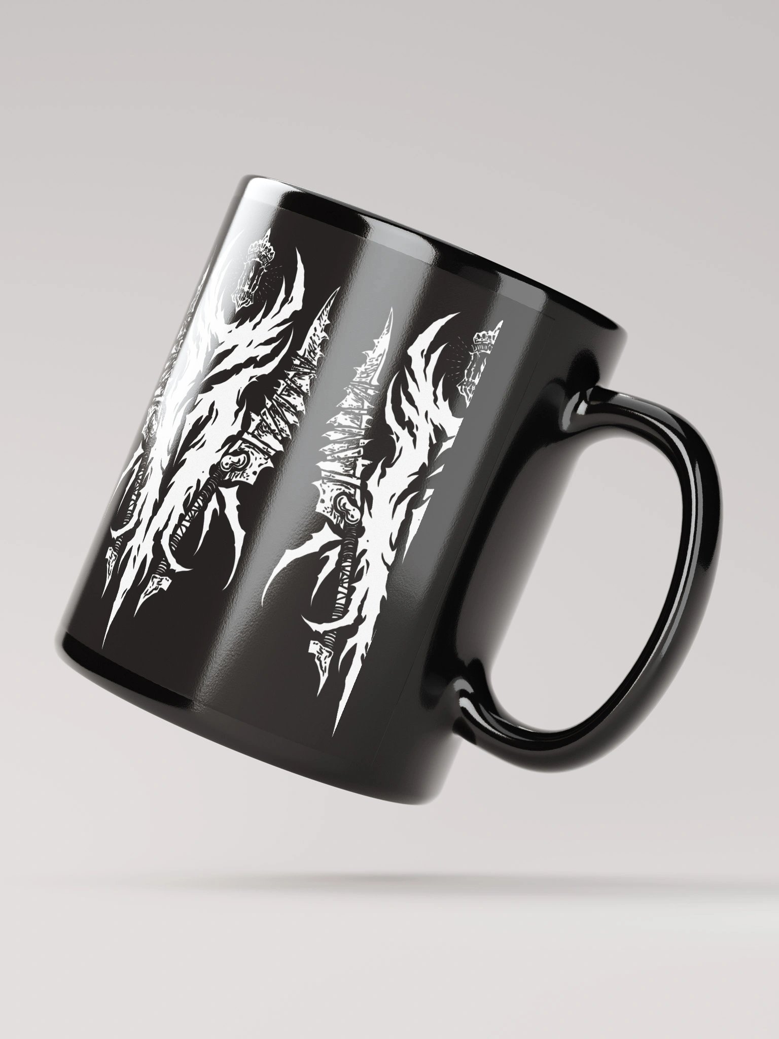 Gremlen Emblem Black Glossy Mug product image (4)