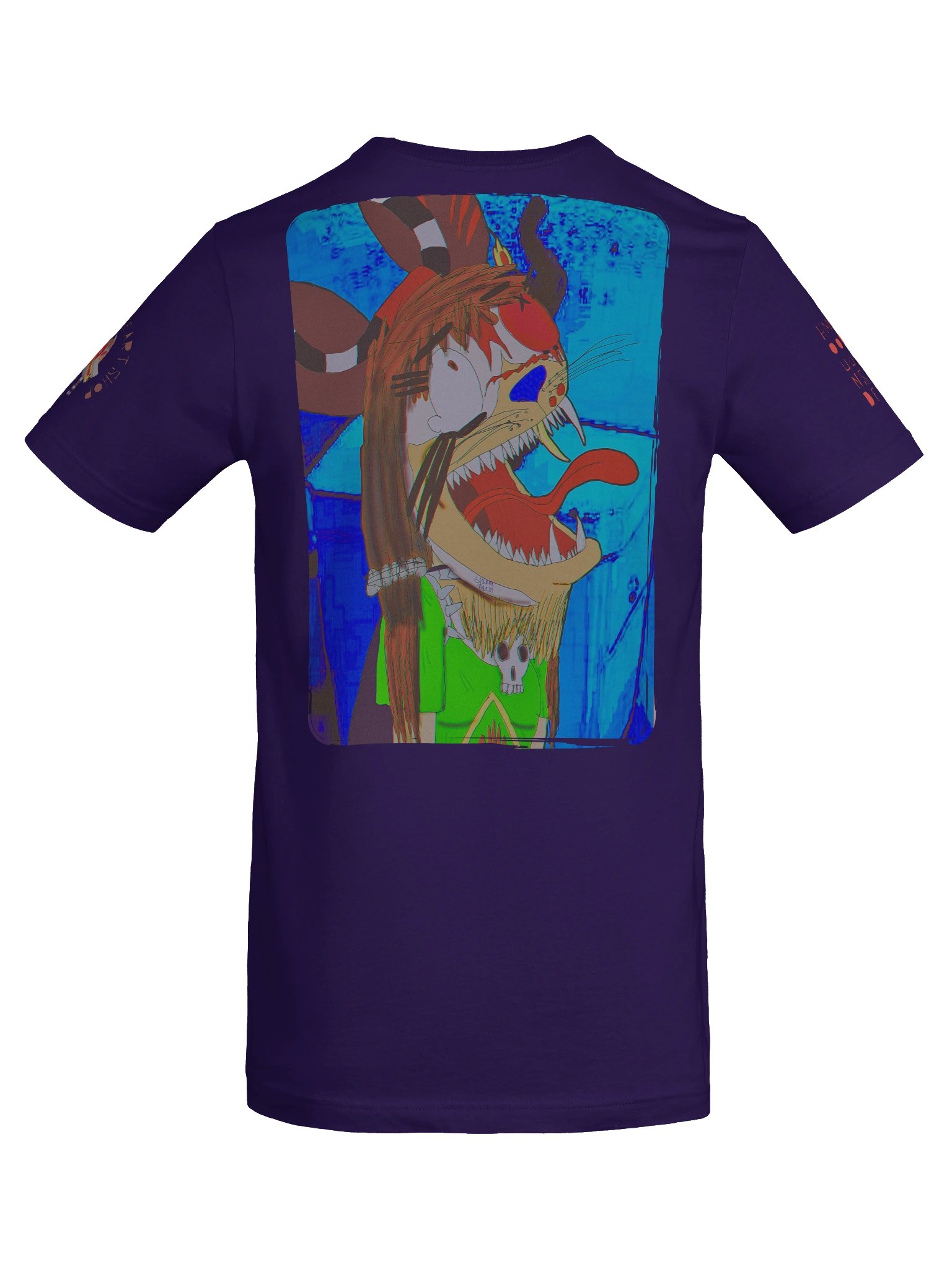 Houndmouse Art Gothic Cartoon Face Tee product image (6)