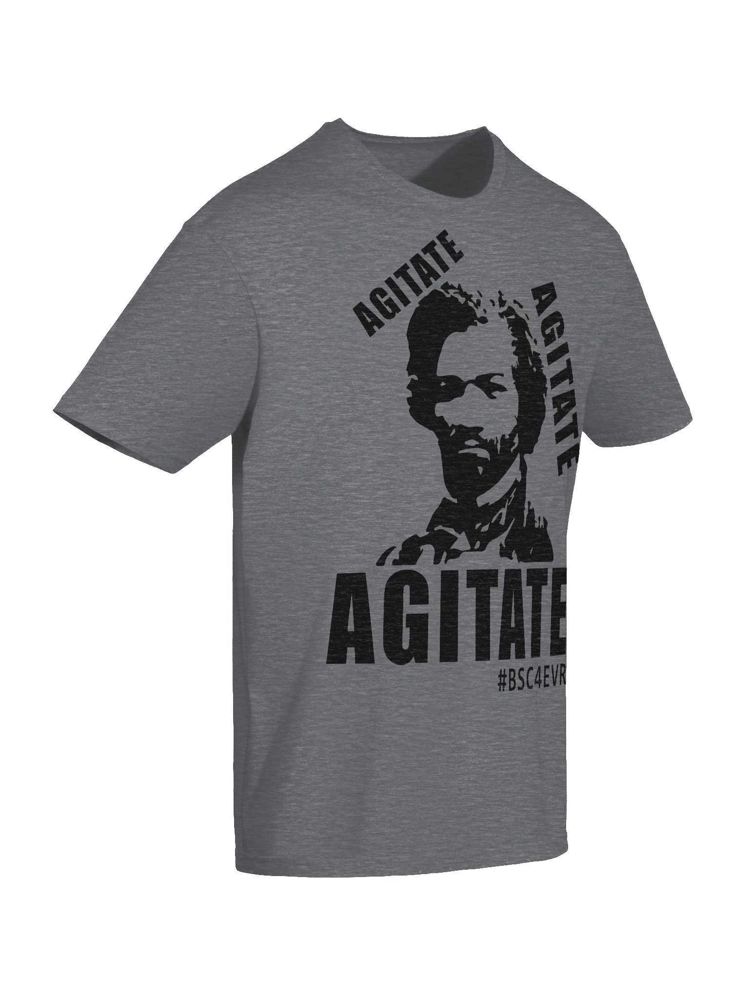 FREDERICK DOUGLASS AGITATE (BLACK) UNISEX T-SHIRT product image (10)
