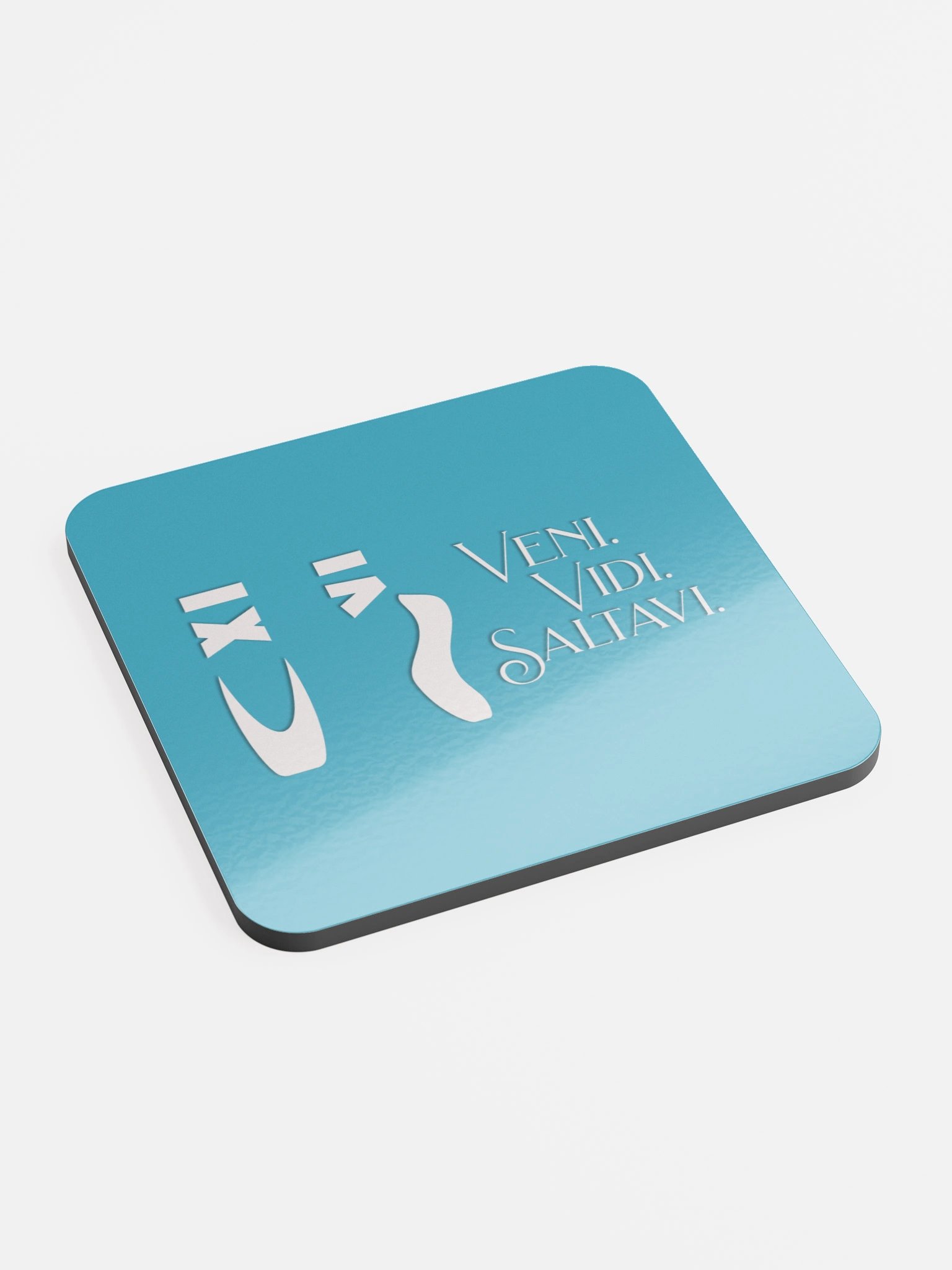 Veni. Vidi. Saltavi. • Beverage Coaster product image (2)