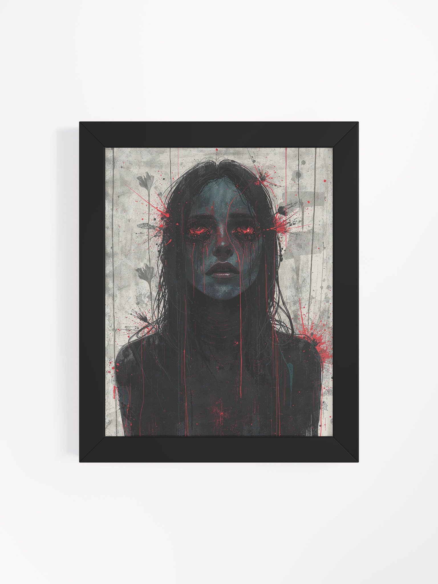 Blood Petals Framed Print product image (22)