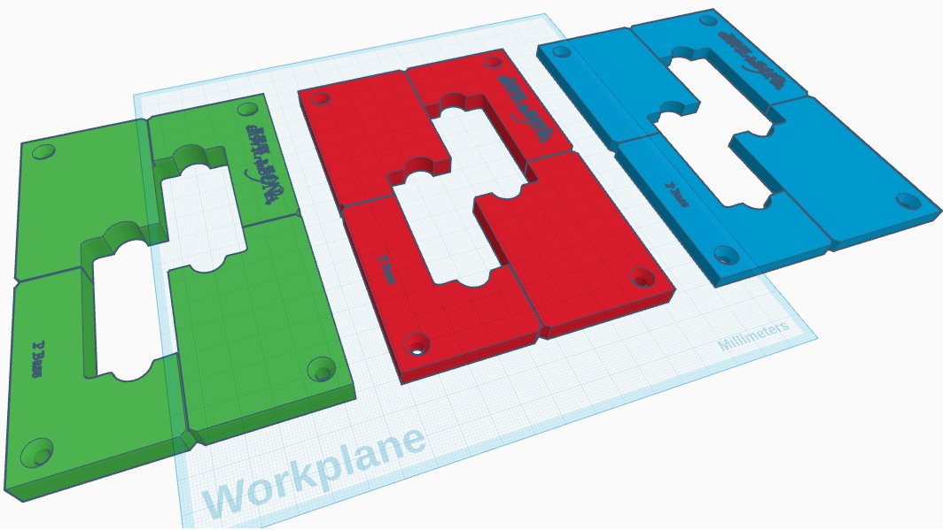 Precision Bass Guitar Style Pickup Routing Template (3D Print File) product image (2)