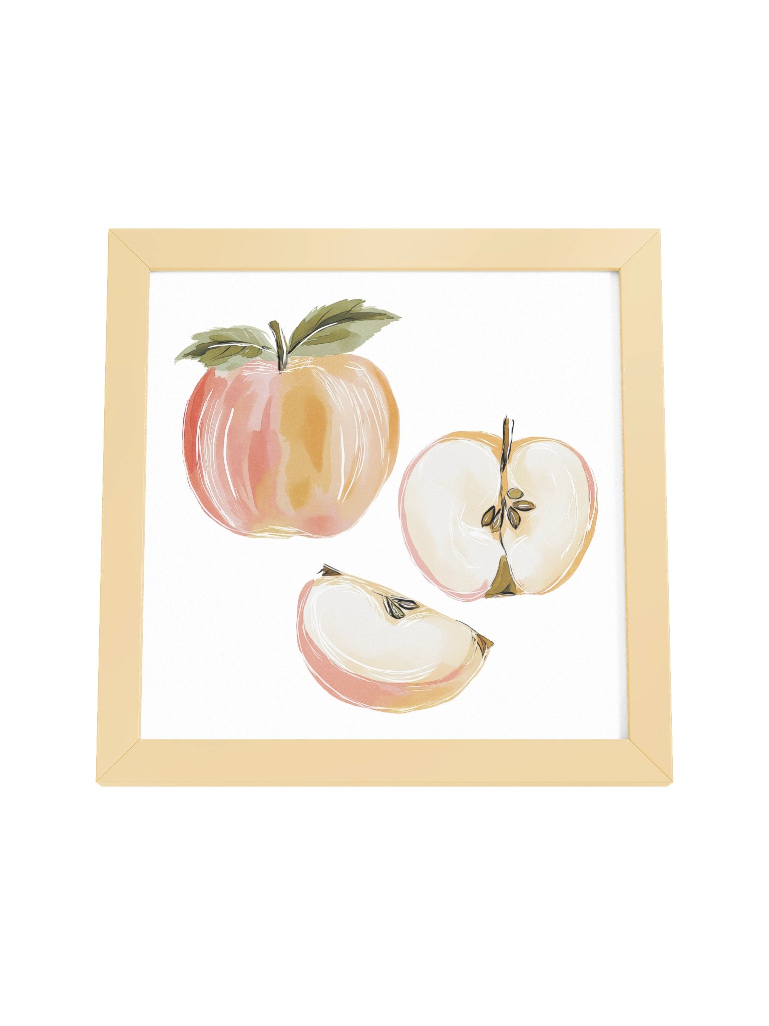 Quiet Harvest — The Shared Fruit Framed Art Print (10x10") product image (8)