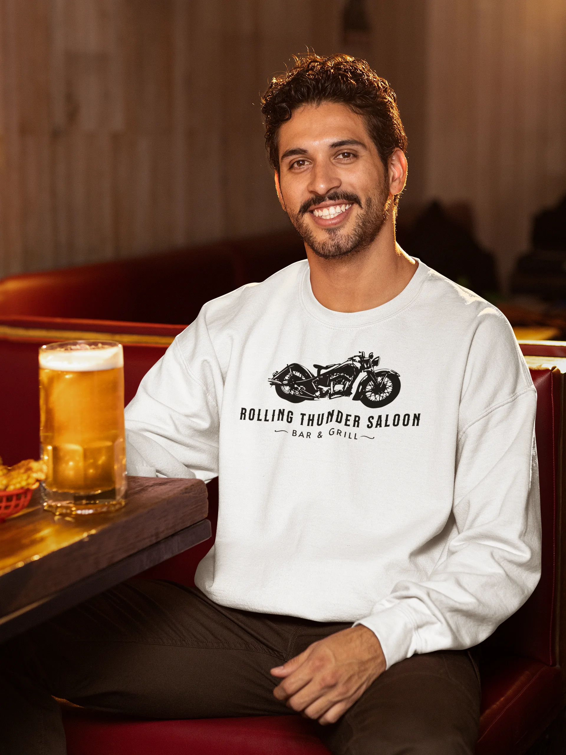 Vintage Motorcycle Crewneck Sweatshirt product image (51)