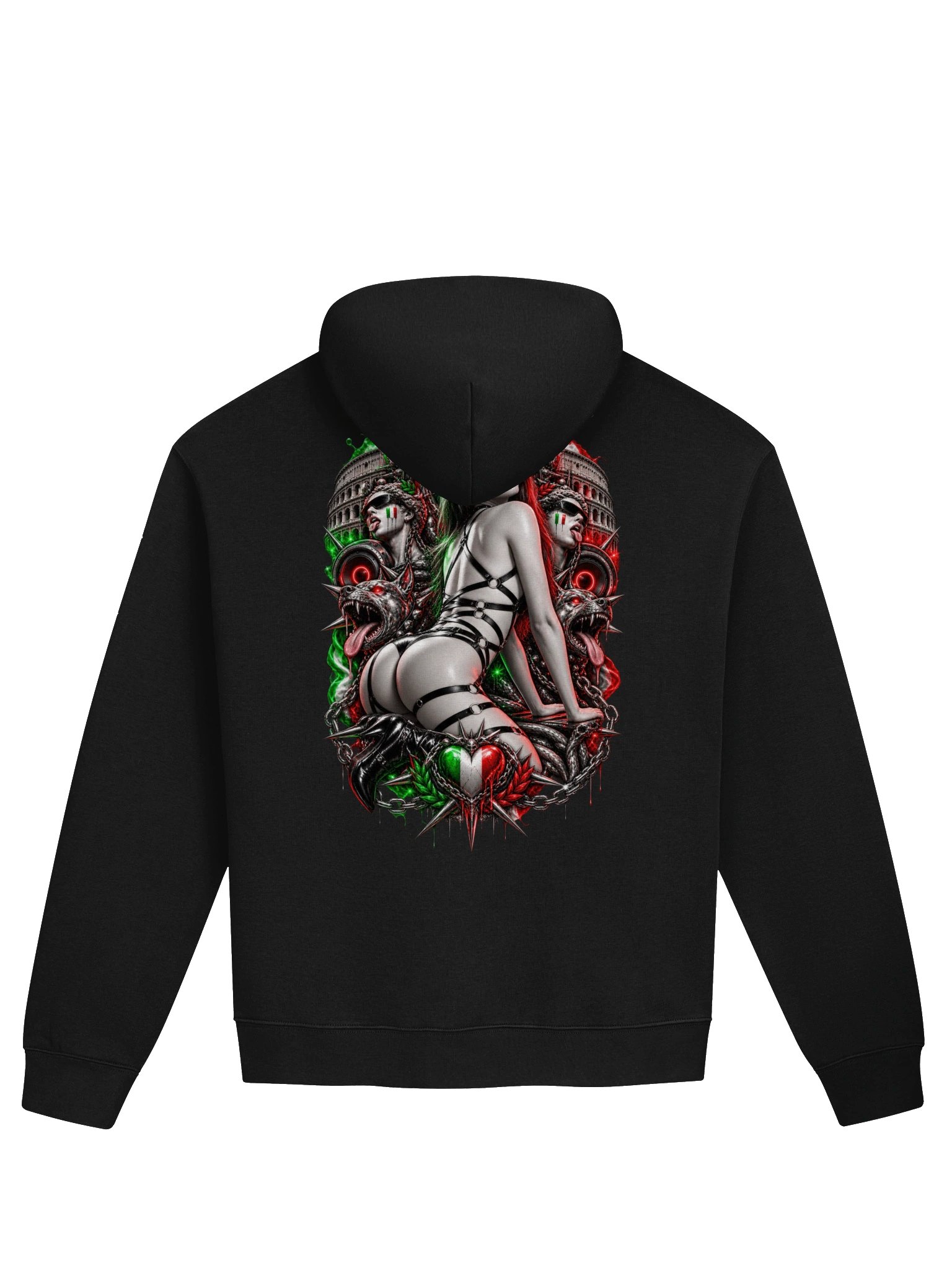 troiadeltechno italian hoodie product image (4)