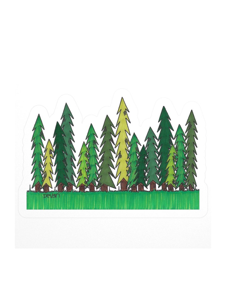 Happy Trees Sticker product image (1)