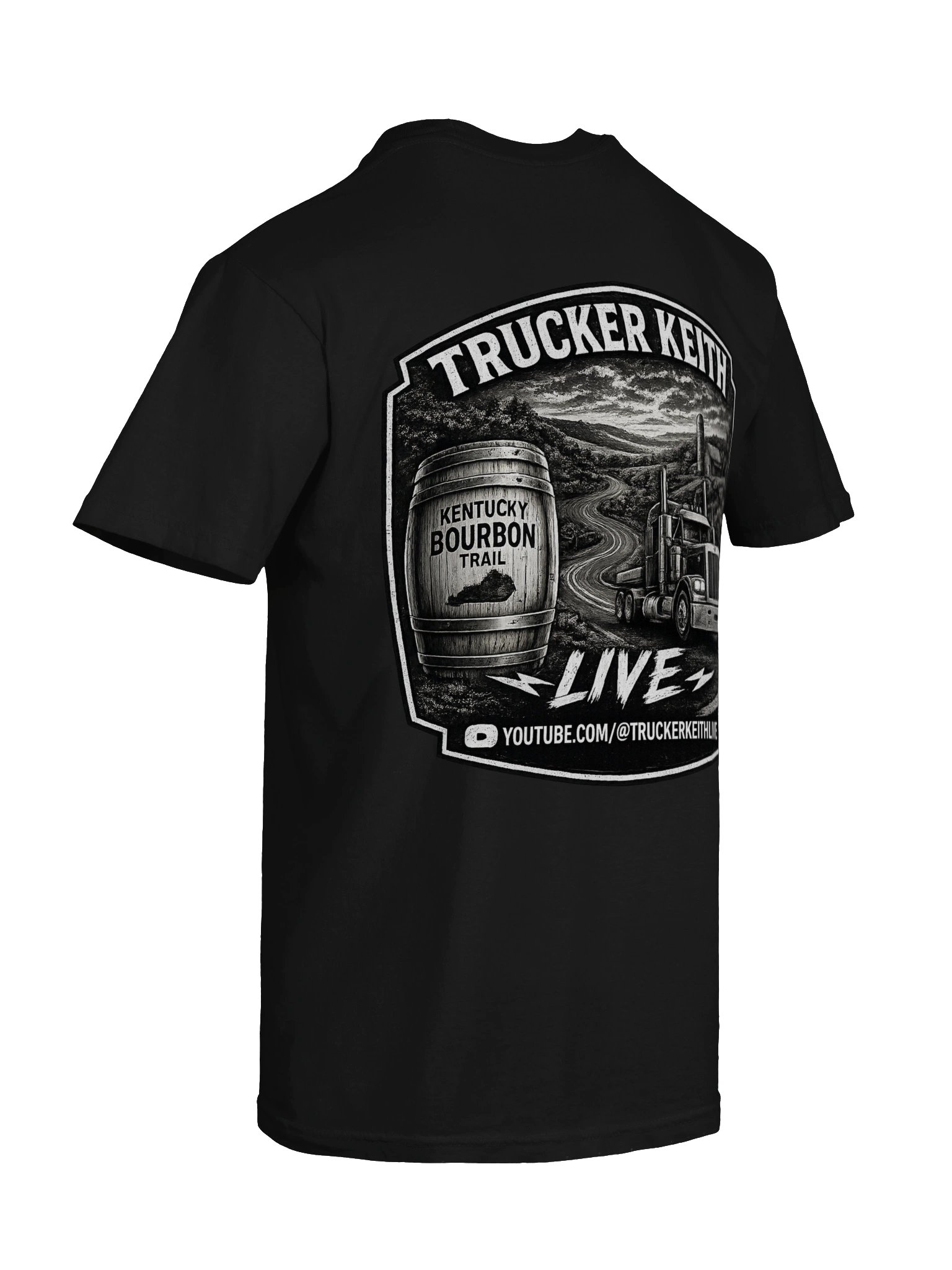 Trucker Keith Live White Badge Tee 2 product image (109)