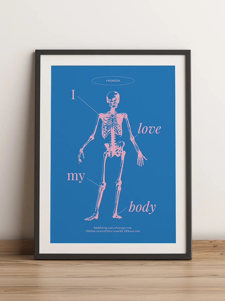 I Love My Body - Hwasa KPOP Digital Printable Wall Art Poster (A1 SIZE) - Instant Download product image (1)