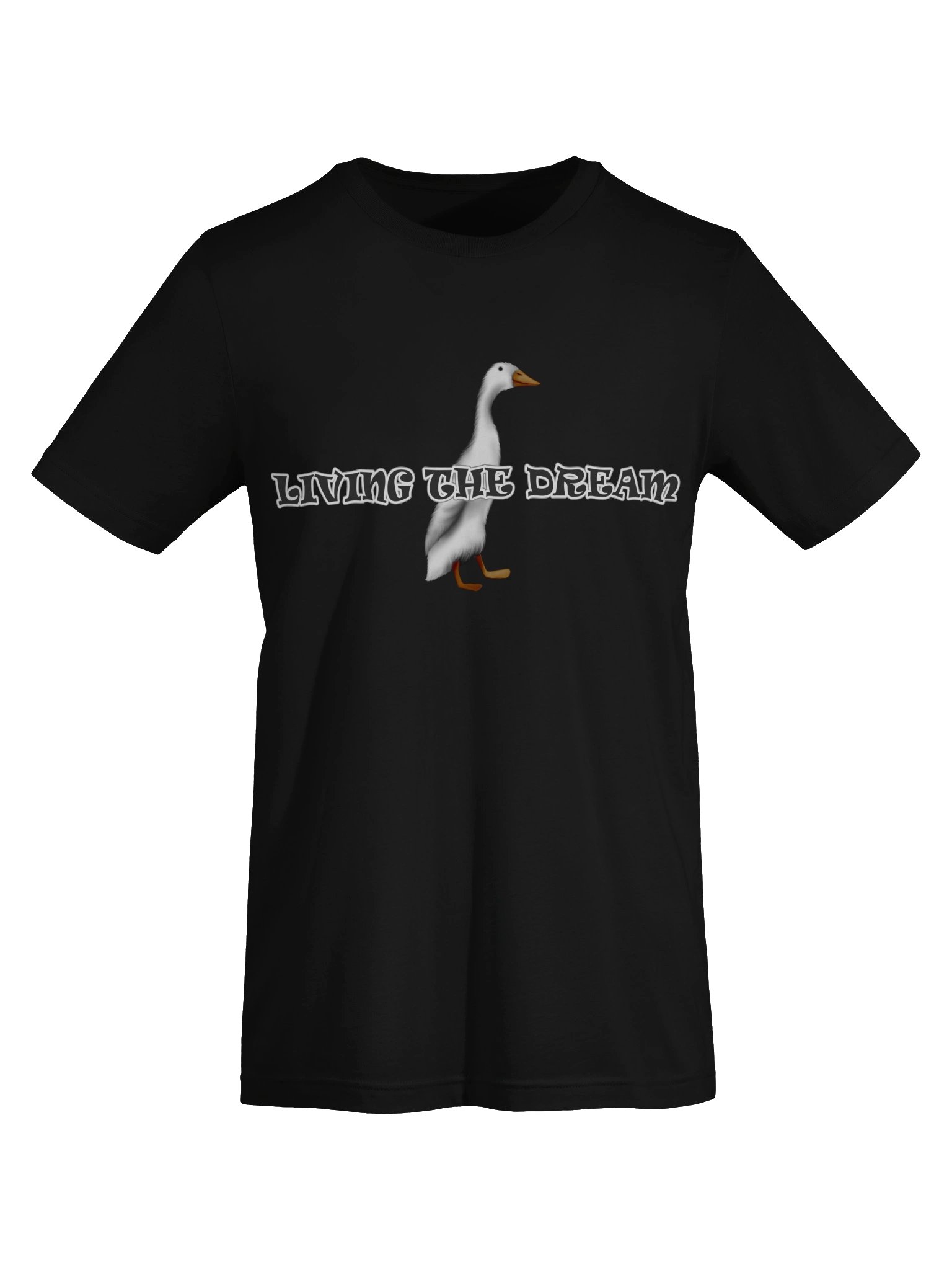 Duck "LIVING THE DREAM" T-Shirt. Women's Bella+Canvas Supersoft T-Shirt product image (4)